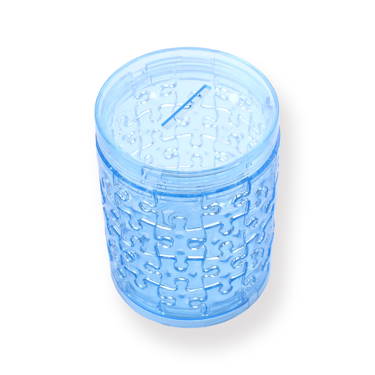 3D Crystal Puzzle Pen Holder - Blue