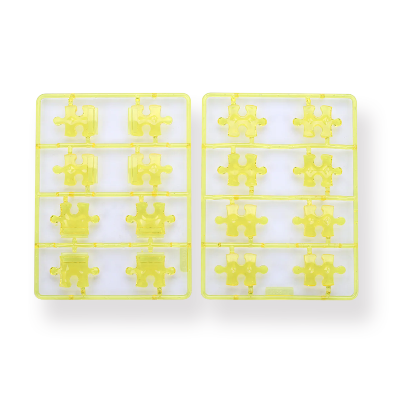 3D Crystal Puzzle Pen Holder - Yellow - Image 3