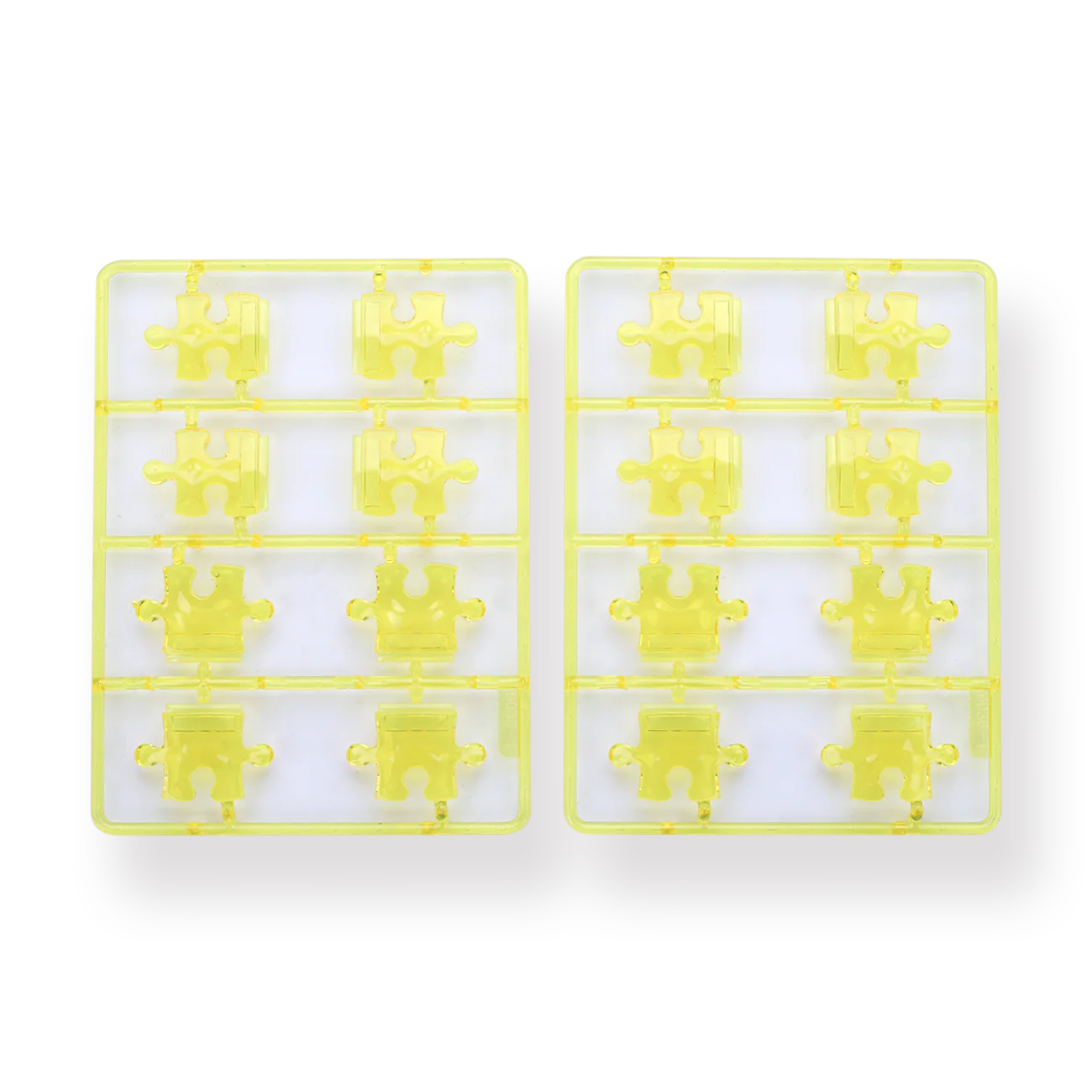 3D Crystal Puzzle Pen Holder - Yellow - Image 4