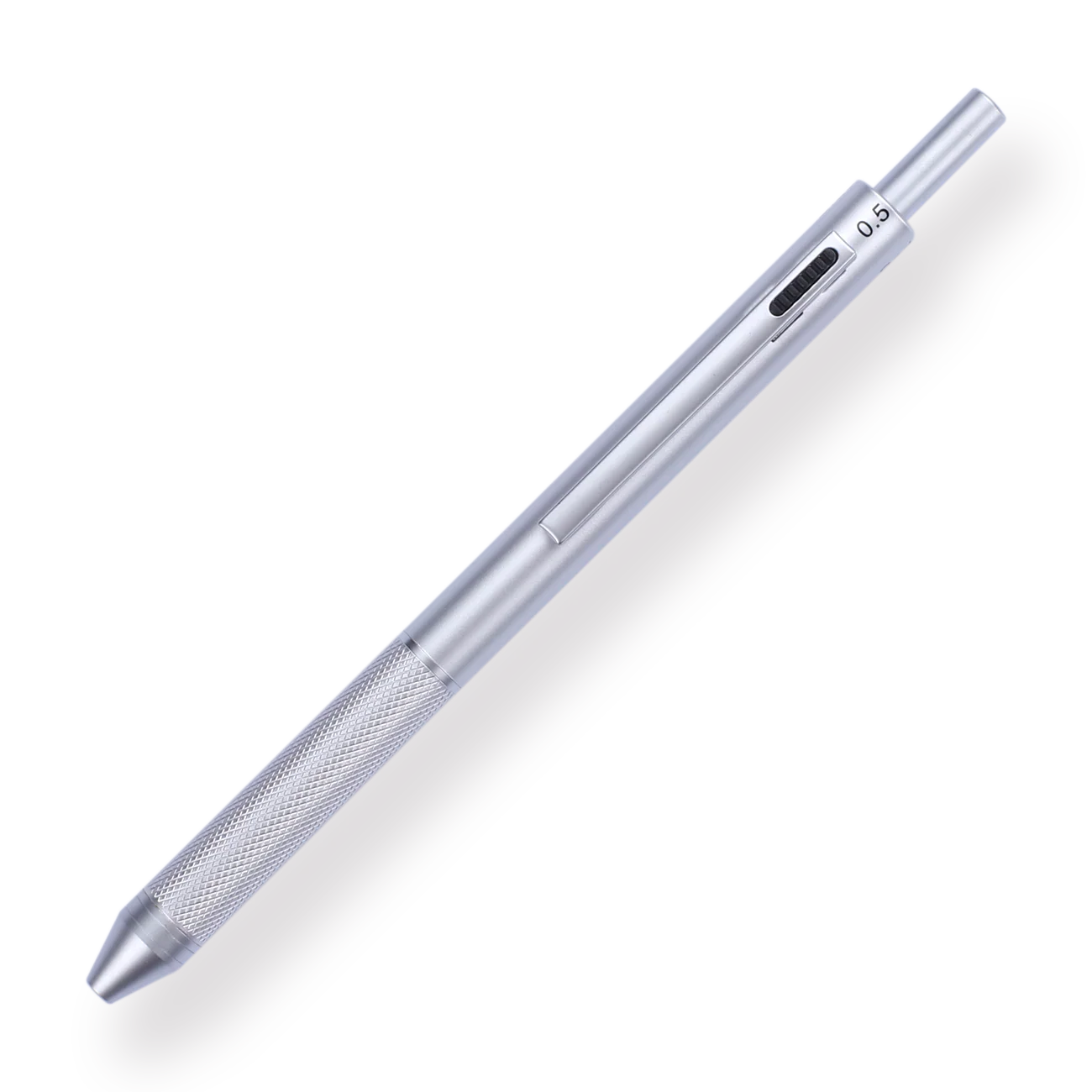 4 in 1 Metal Ballpoint Pen - 0.5 mm - Silver