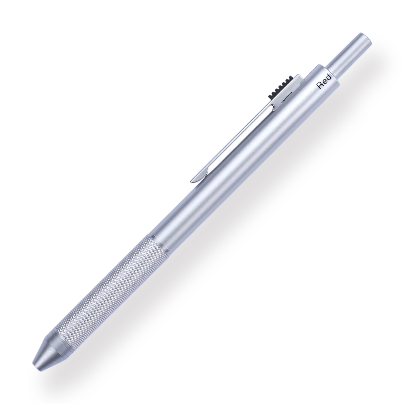 4 in 1 Metal Ballpoint Pen - 0.5 mm - Silver - Image 5