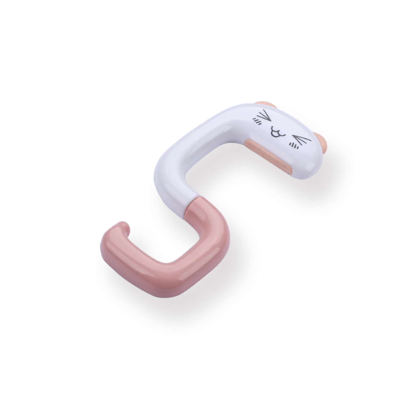 Animal Bag Hook - Pink Cat - Image 2