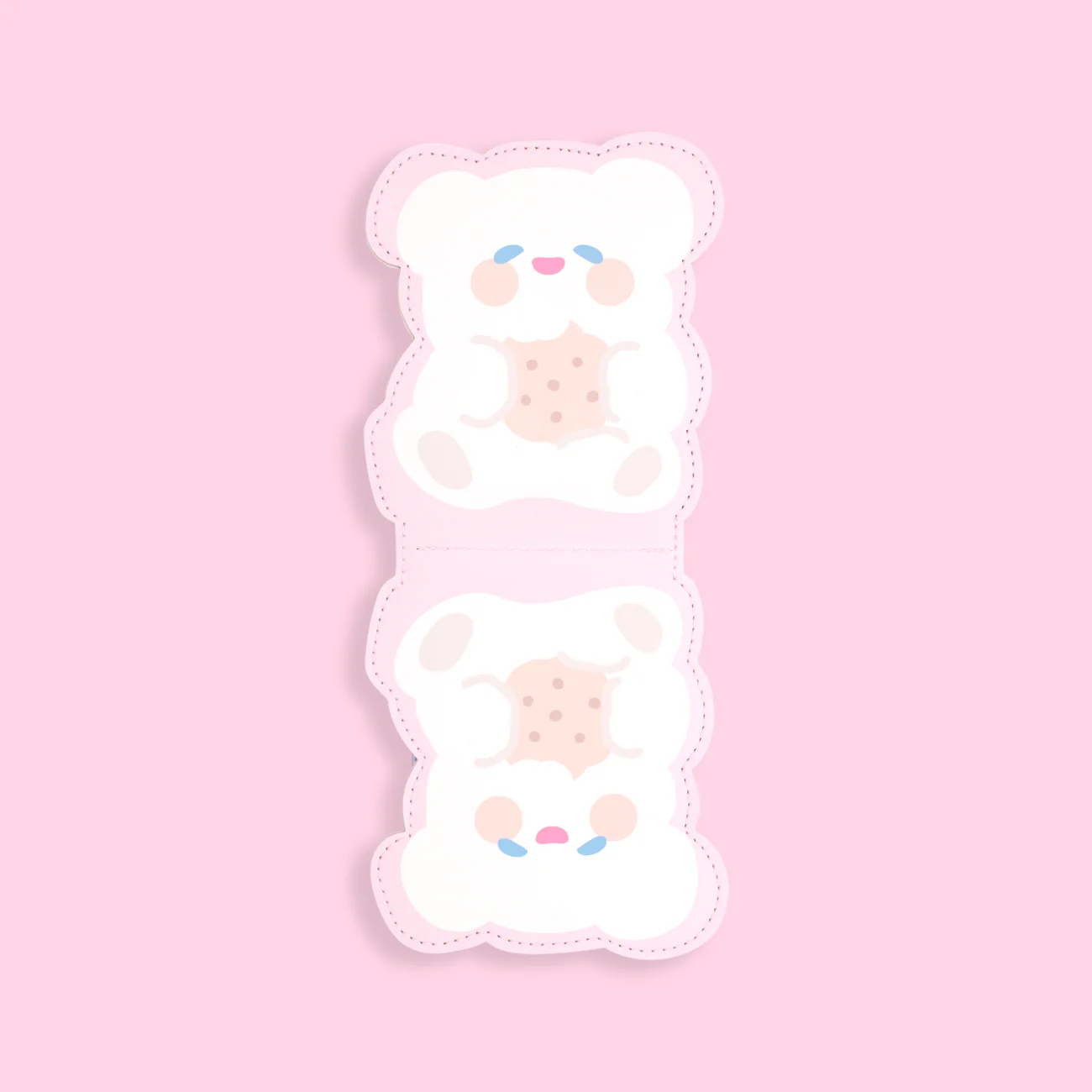 Biscuit Bear Card Holder - Pink