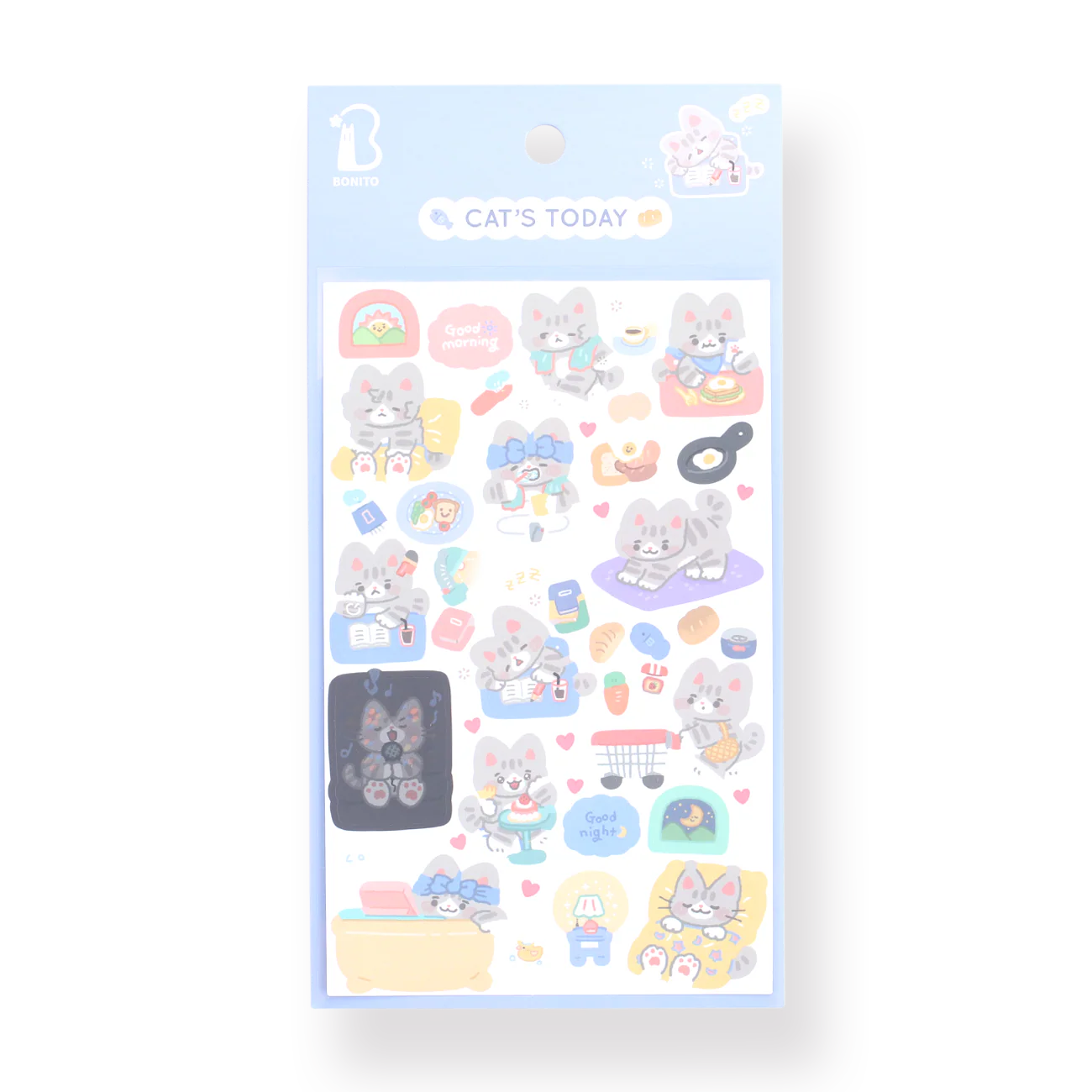 Bonito Cat's Today Stickers