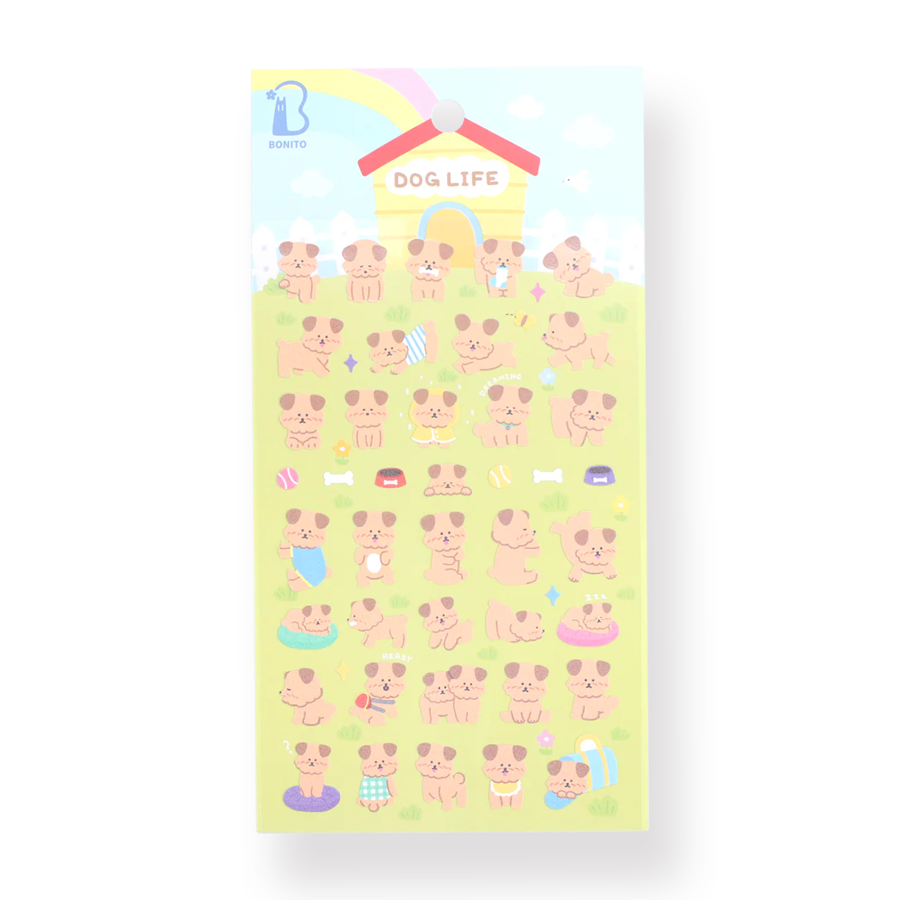 Bonito Dog Life Stickers