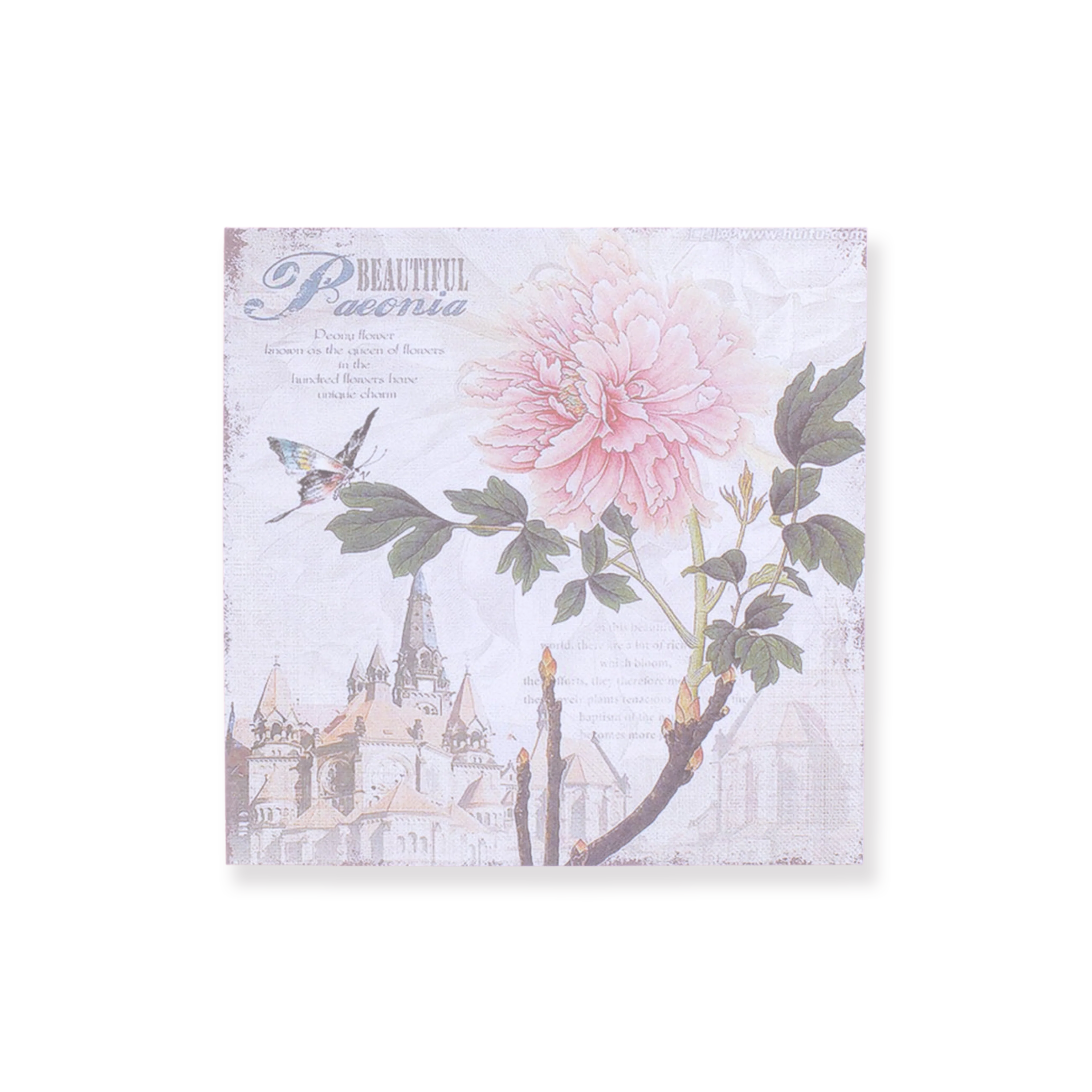 Bronzing Vintage Scrapbooking Paper - Flower - Image 10