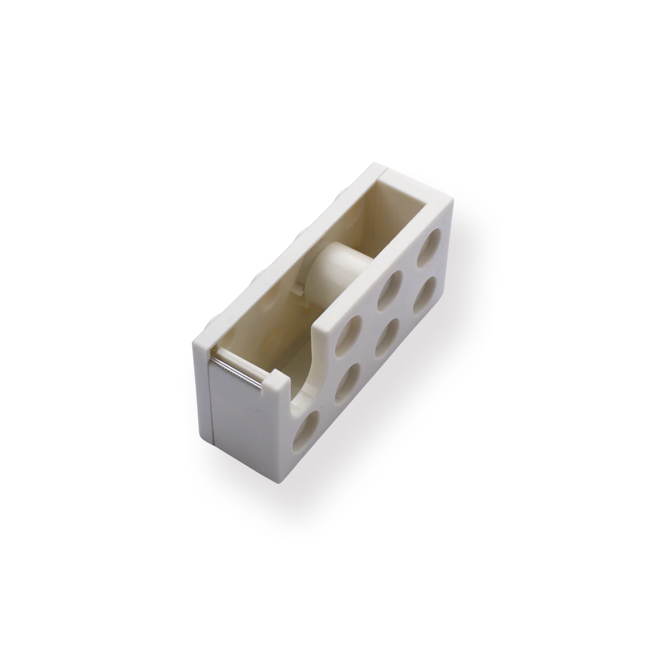 Building Block Tape Dispenser - White