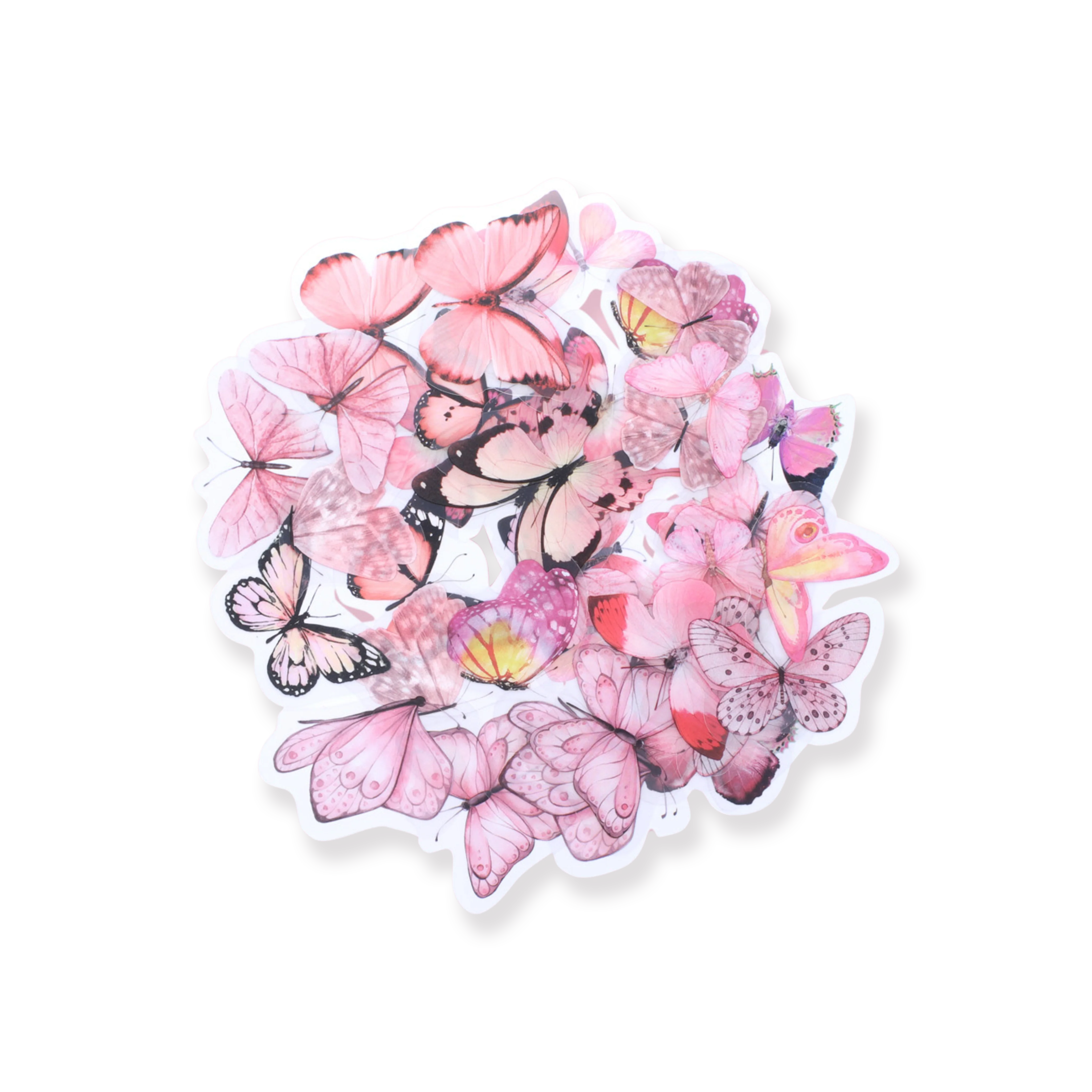 Butterfly Sticker Pack - Pink