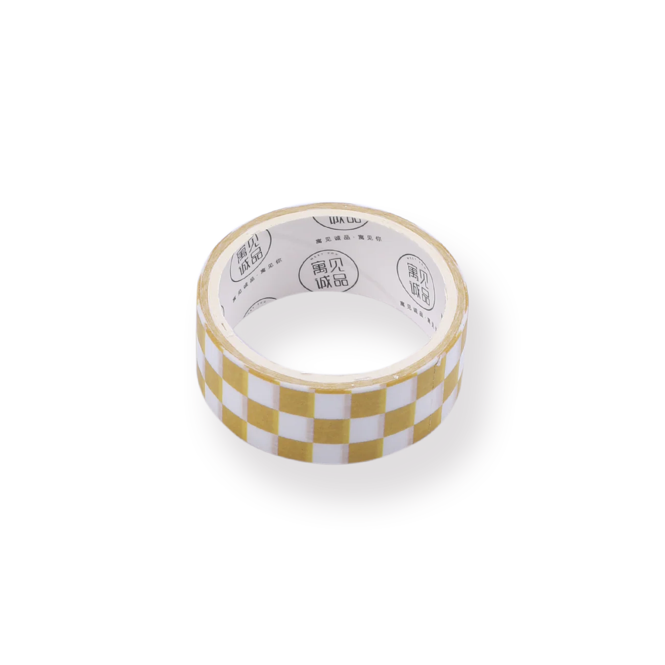 Checkerboard Washi Tape - Yellow