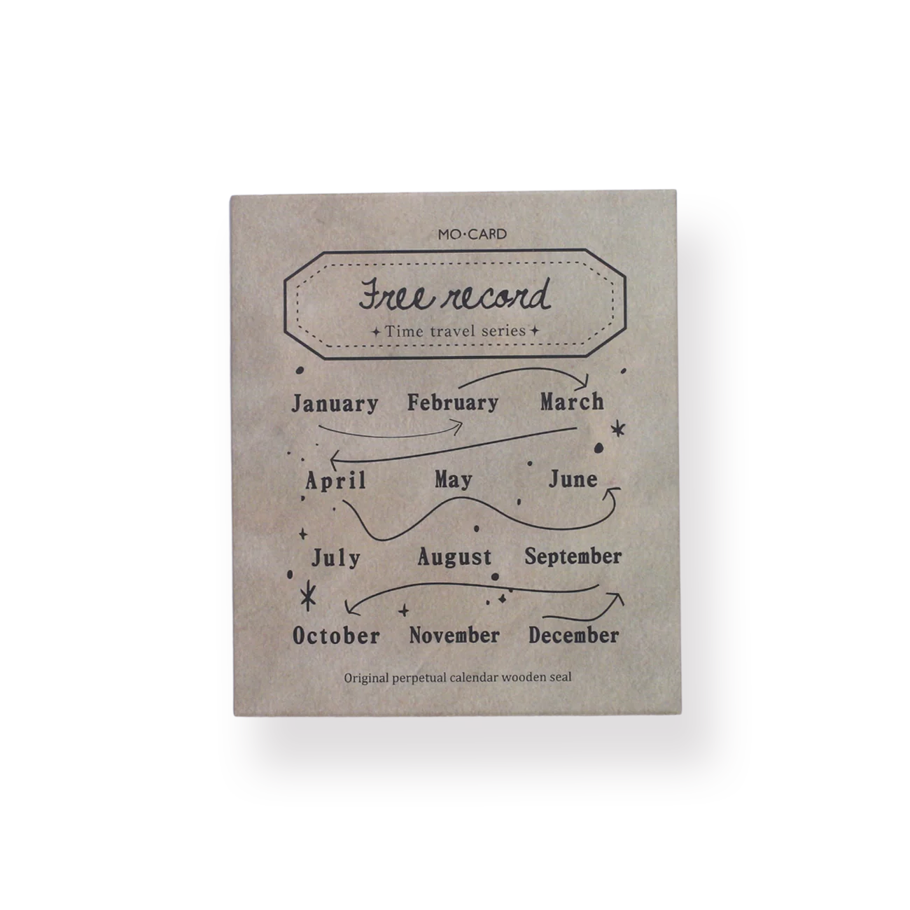 Classic Wooden Stamp - Moments in Every Month