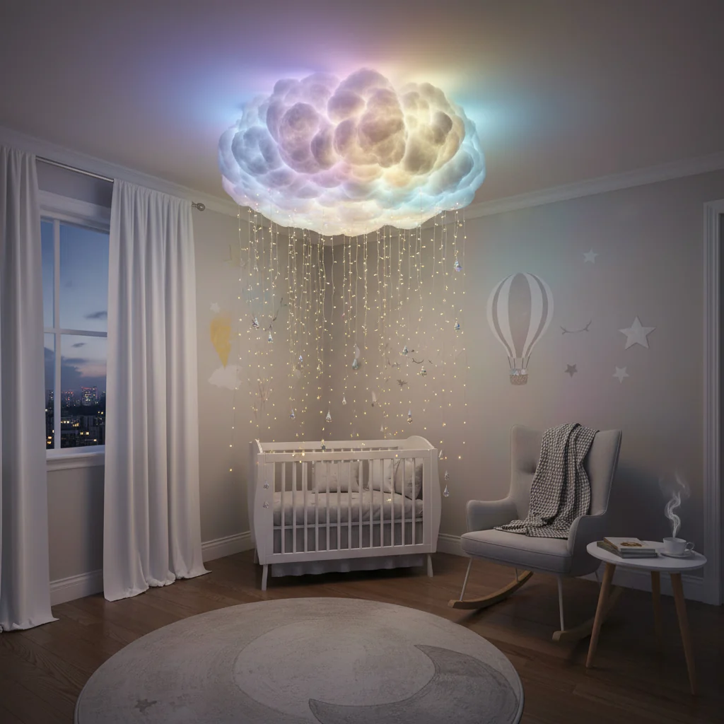 Cloud Lamp DIY Kit – Create Your Own Dreamy LED Cloud Light - Image 9