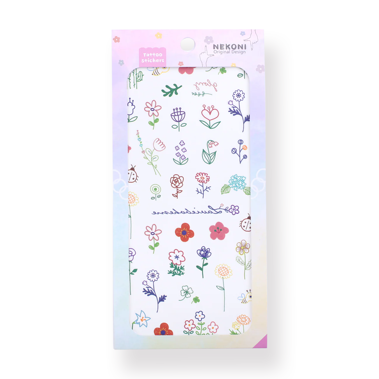 Colorful Tattoo Sticker - Plants