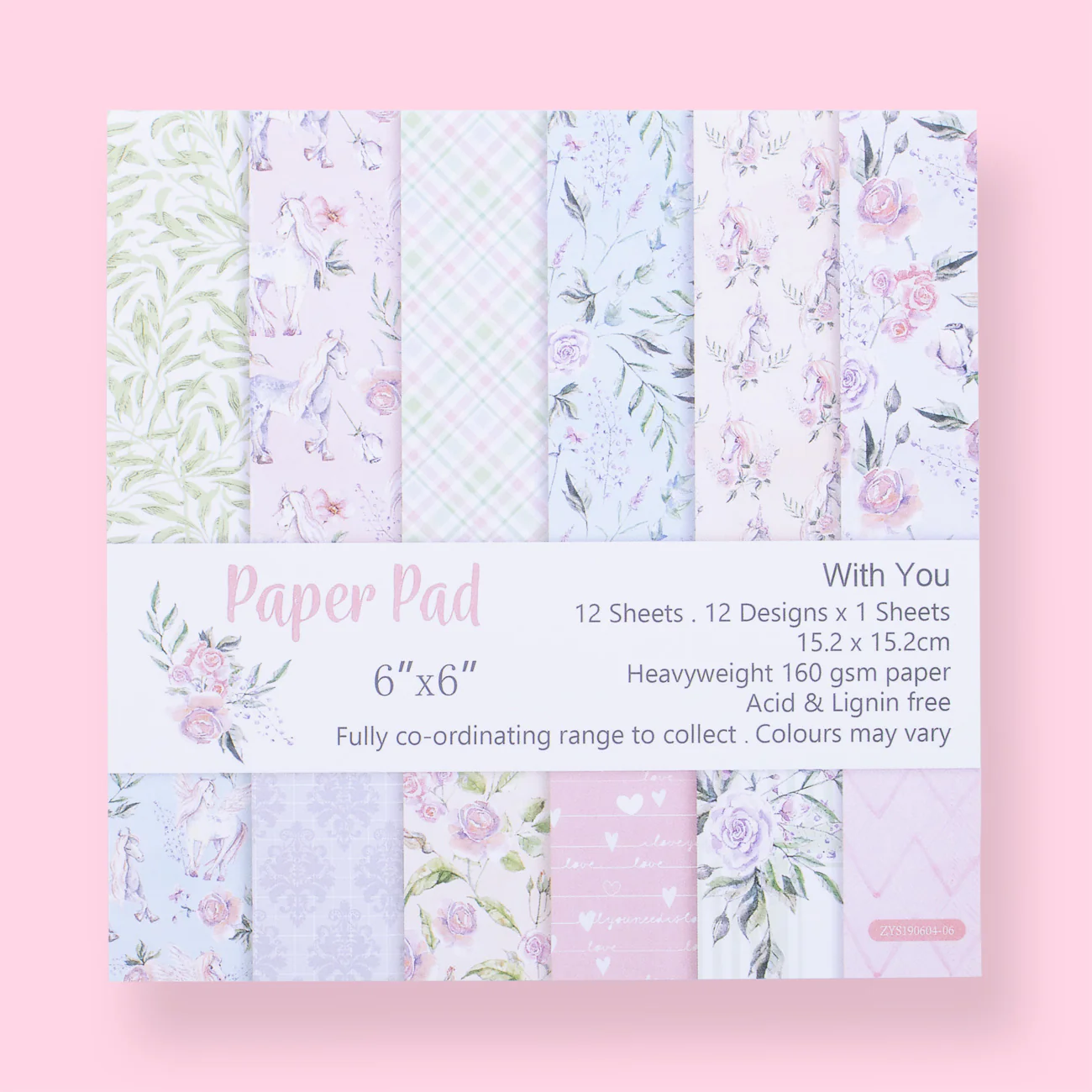 Deco Scrapbooking Paper Pack - Flower