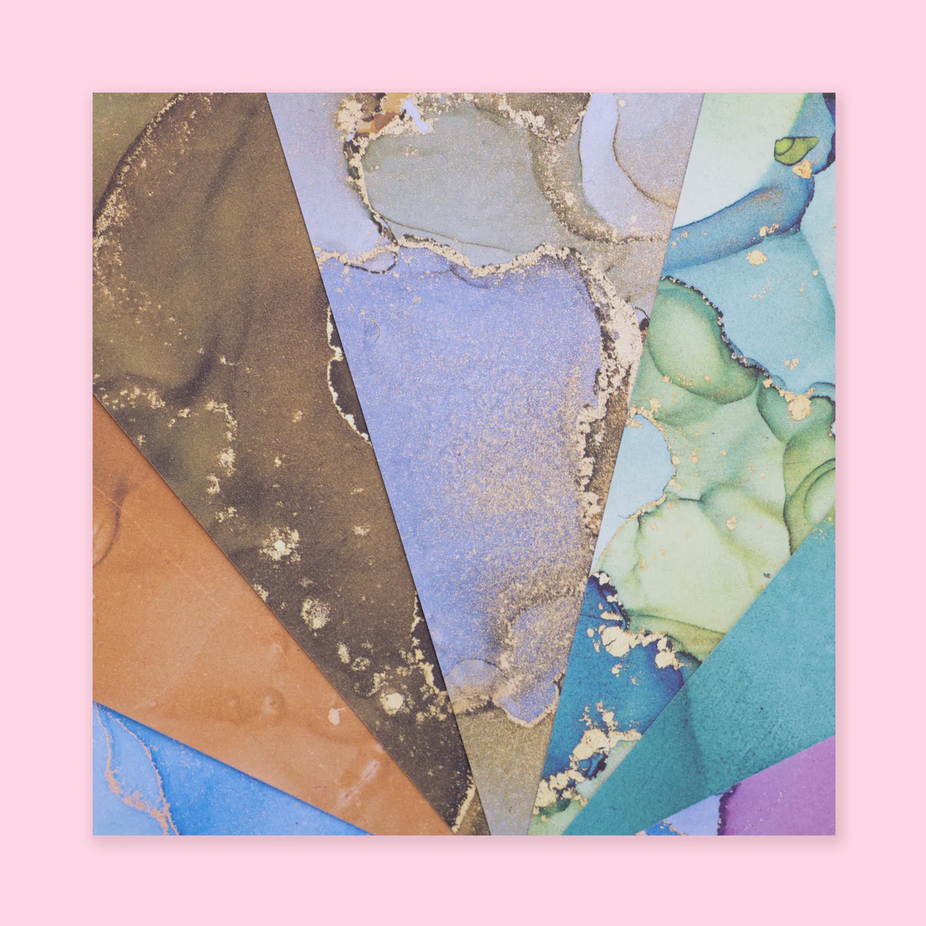 Deco Scrapbooking Paper Pack - Ink Drop - Image 4