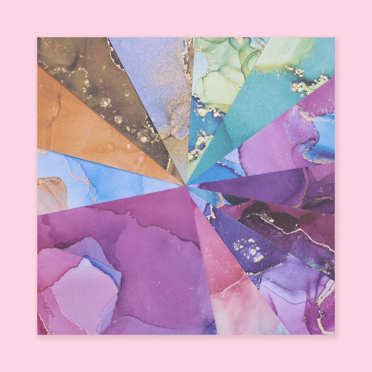 Deco Scrapbooking Paper Pack - Ink Drop - Image 6