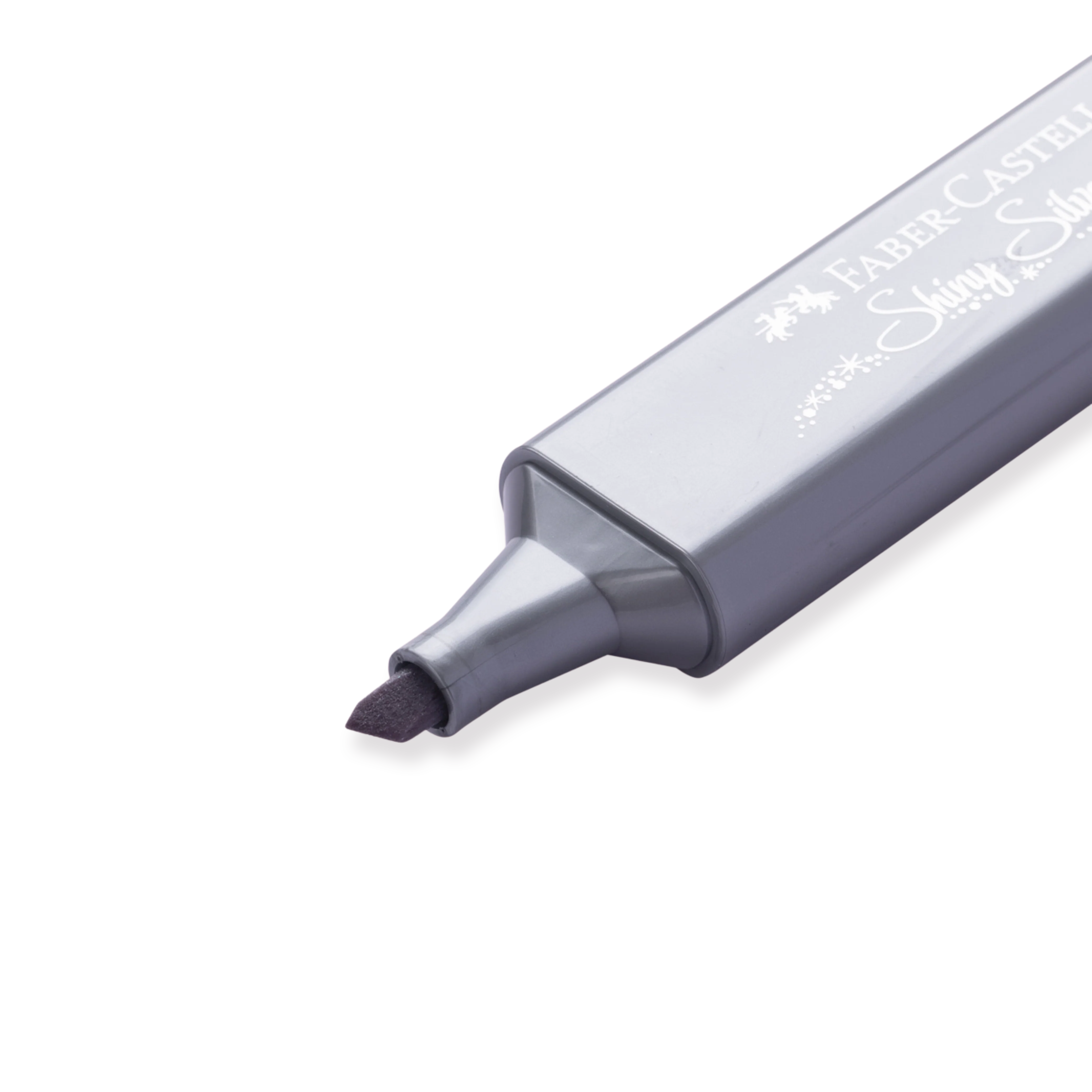 Faber-Castell Highlighter Textliner 46 Metallic - Shiny Silver - Image 2