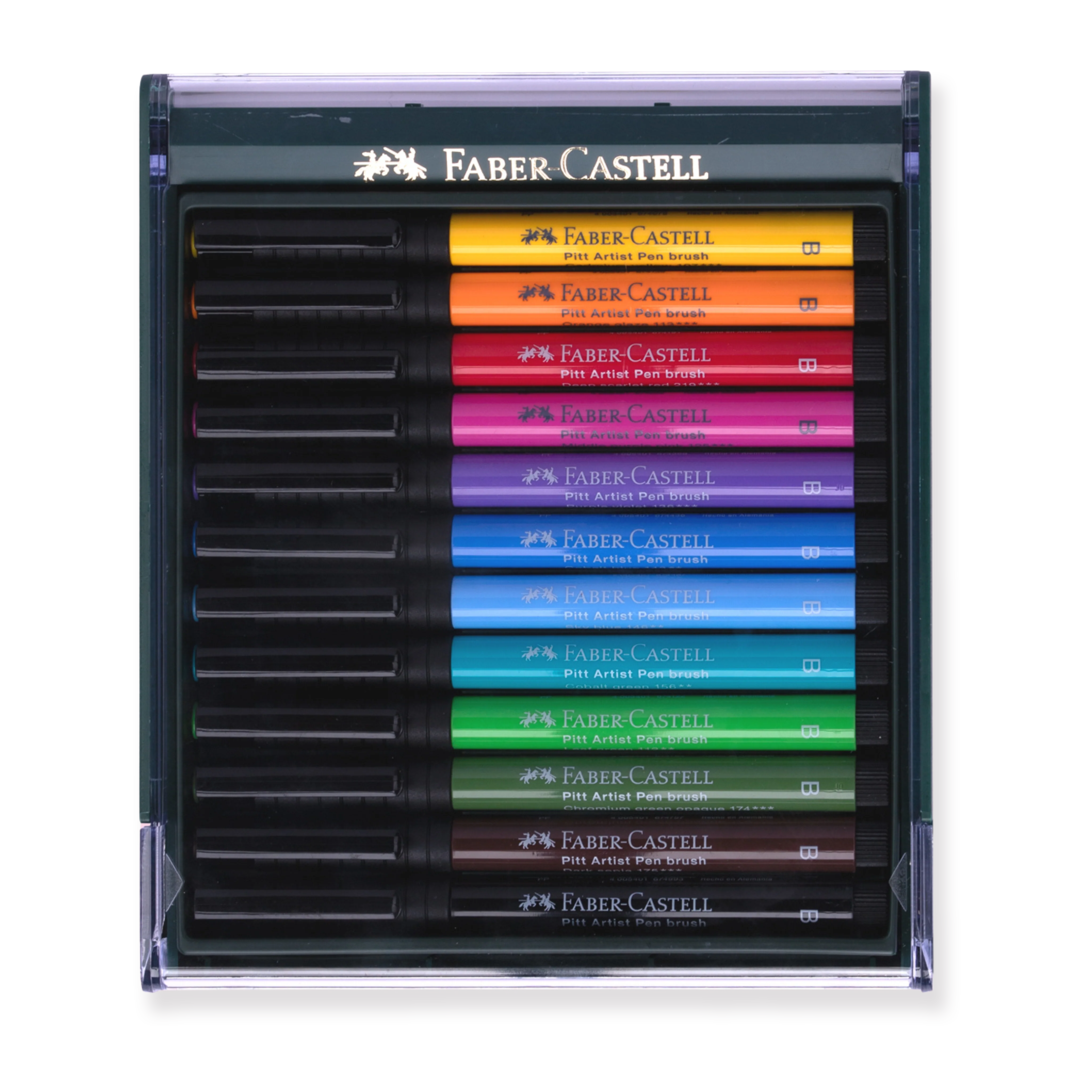 Faber-Castell Pitt Artist Brush Pen - Set of 12 - Bright