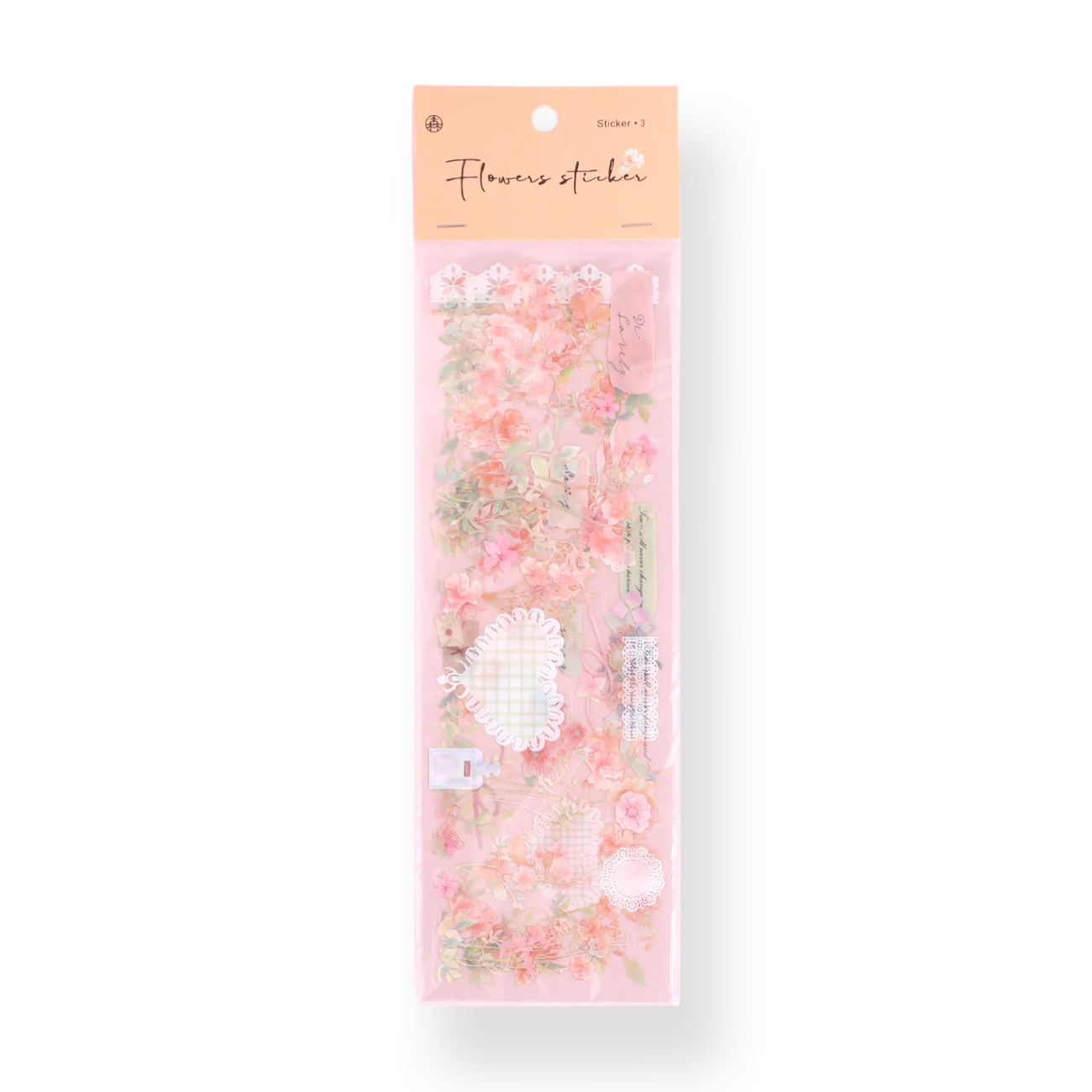 Flower Realm Stickers - Orange
