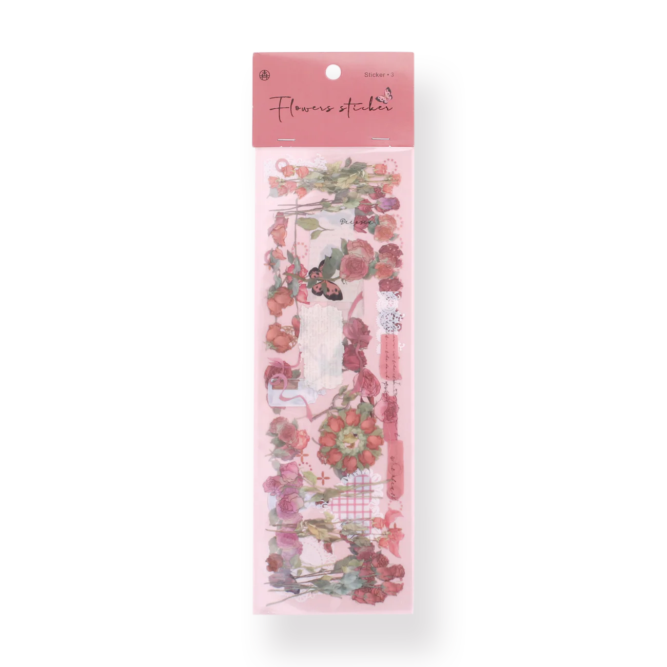 Flower Realm Stickers - Red