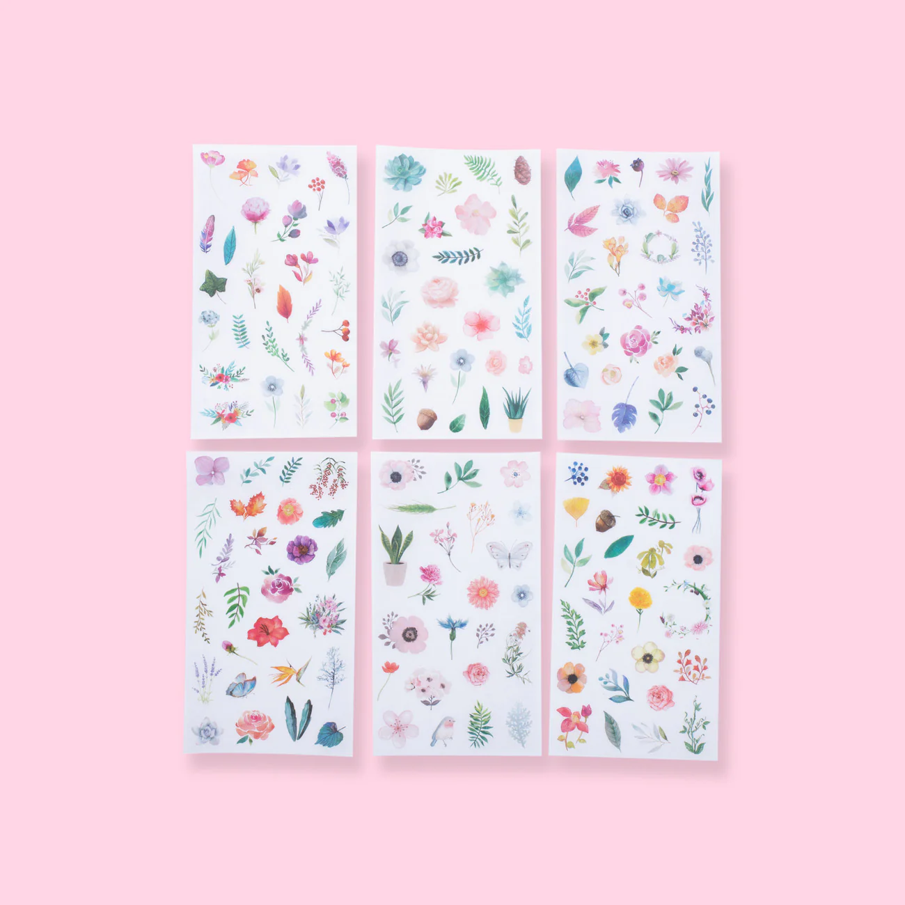 Flower Sticker - Set of 6