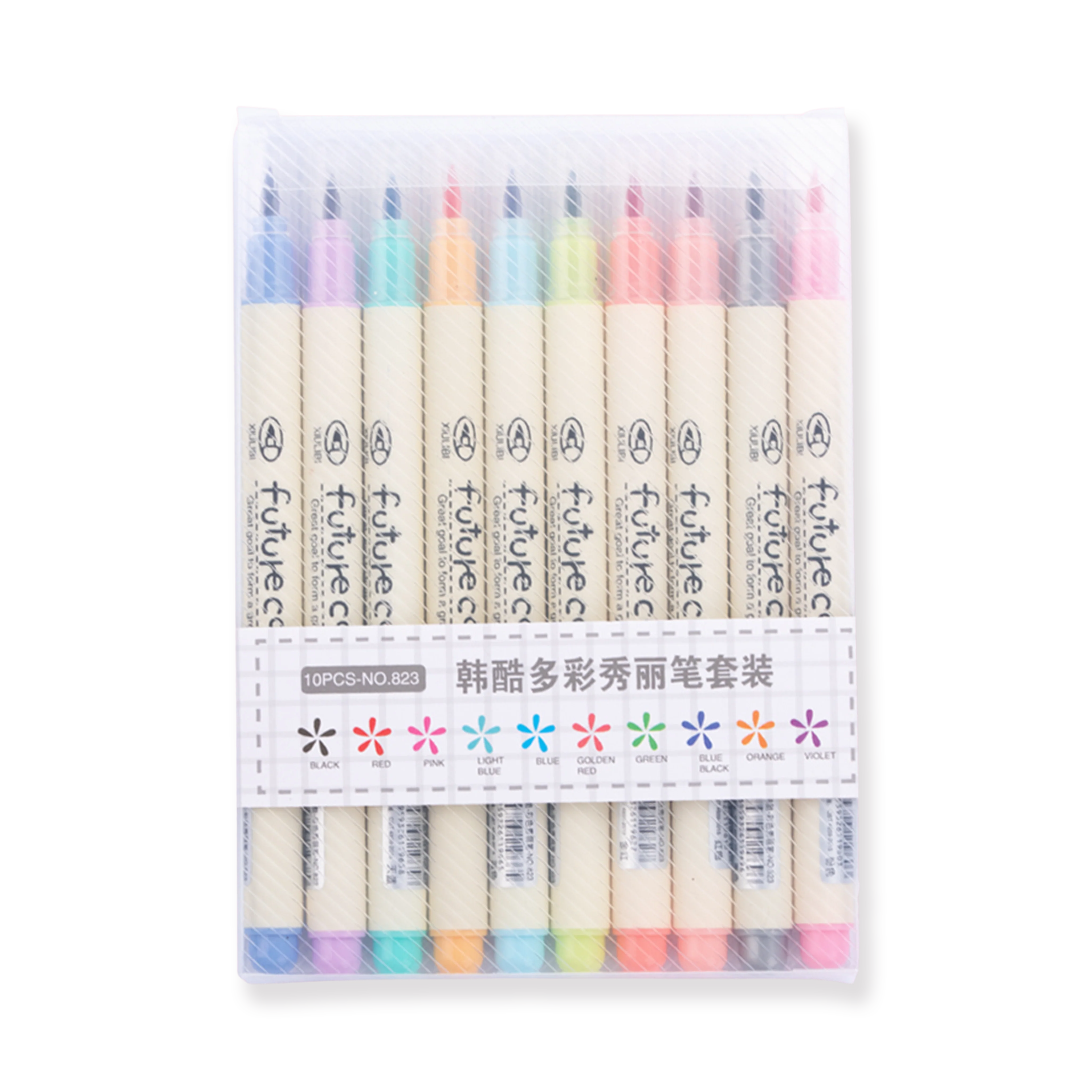 Future Color Lettering Brush Pen (Set of 10) - Image 4