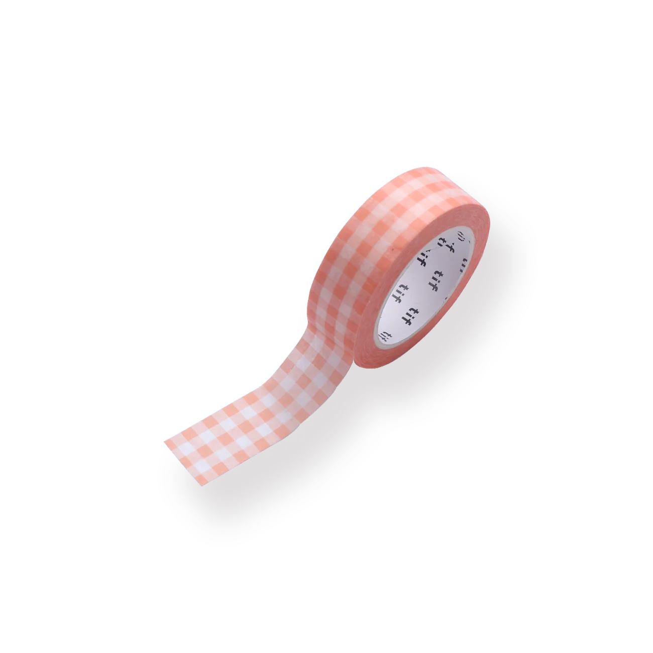 Gingham Washi Tape - Peach