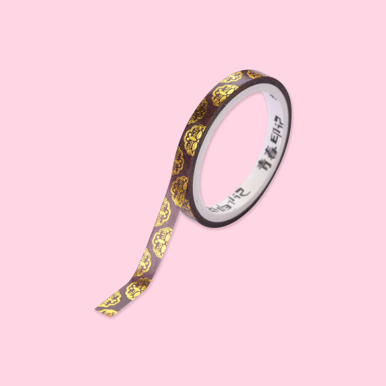 Gold Foil Japanese Retro Washi Tape - Set of 6 - Exotic Animal - Image 3