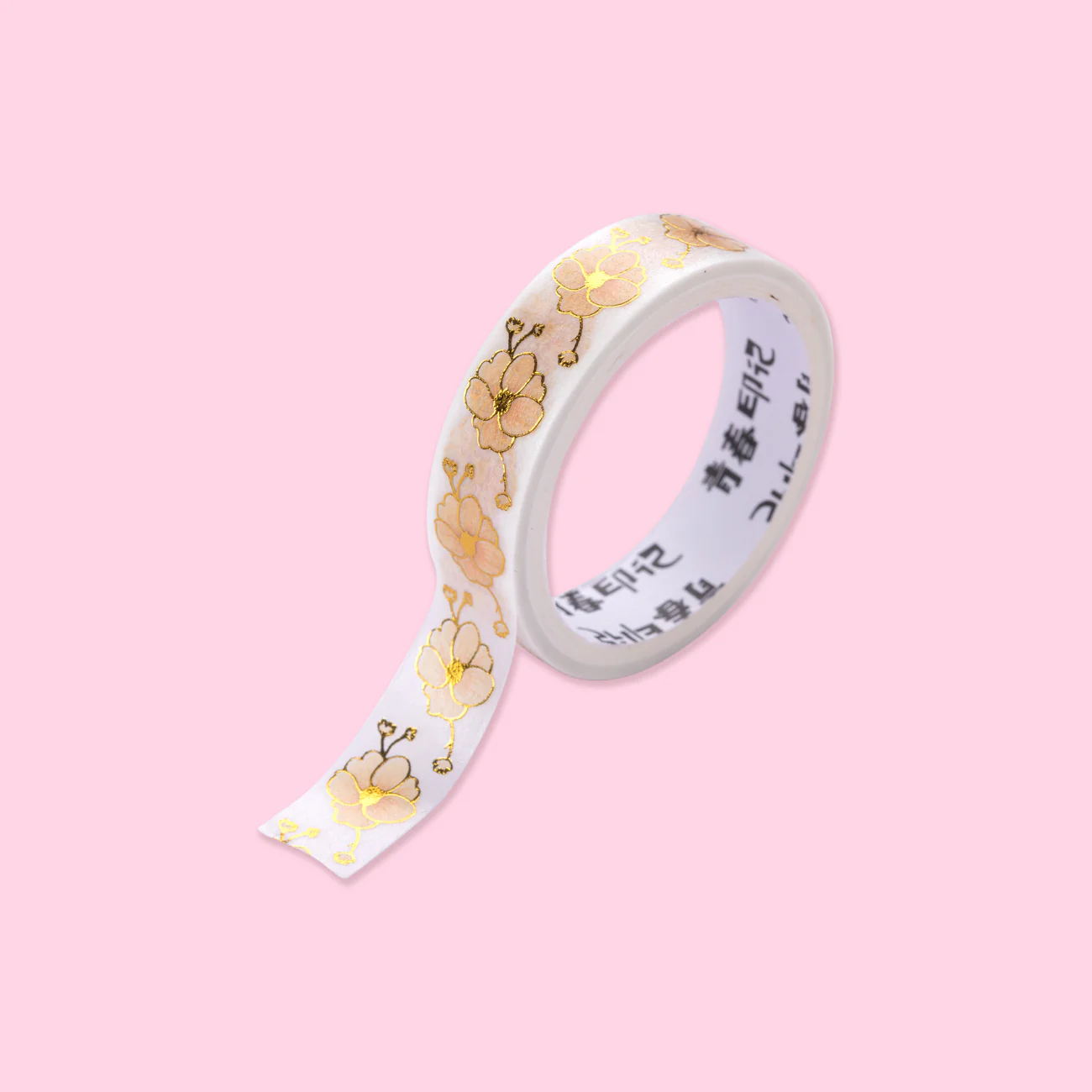 Gold Foil Japanese Retro Washi Tape - Set of 6 - Spring Mountain - Image 4