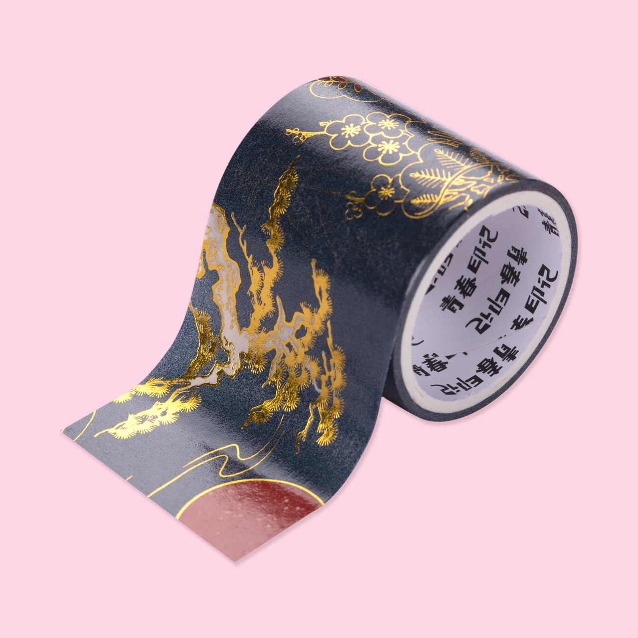 Gold Foil Japanese Retro Washi Tape - Set of 6 - Spring Mountain - Image 7