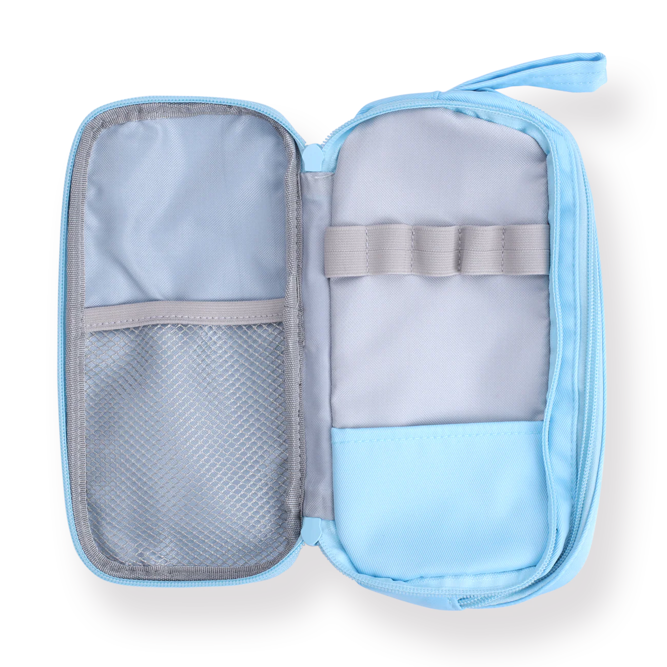 Handheld Large Capacity Pencil Case - Blue - Image 4
