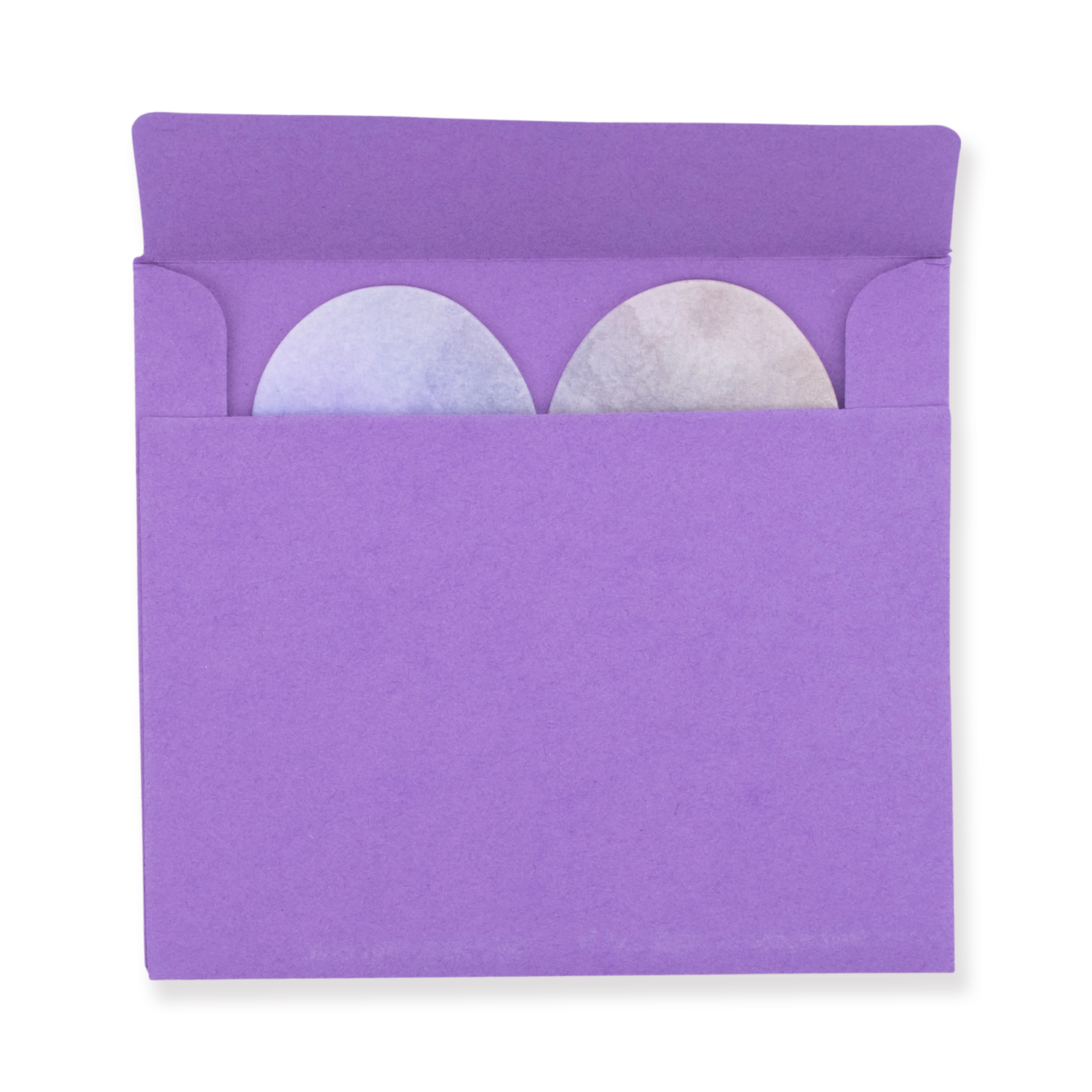 Heart Greeting Card With Envelope - Purple - Image 4