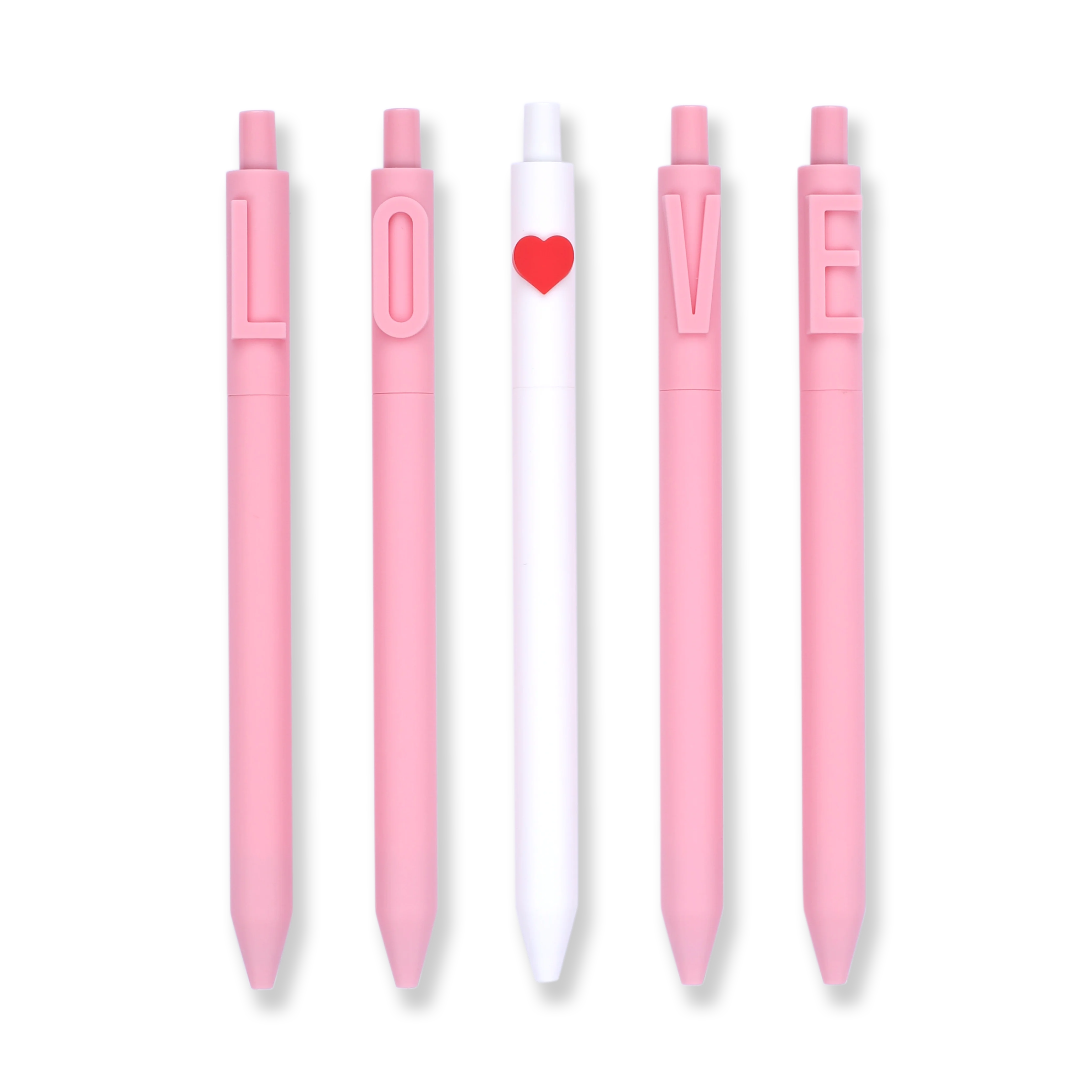 Kaco Alpha Love Gel Pen - 0.5 mm - Set of 5
