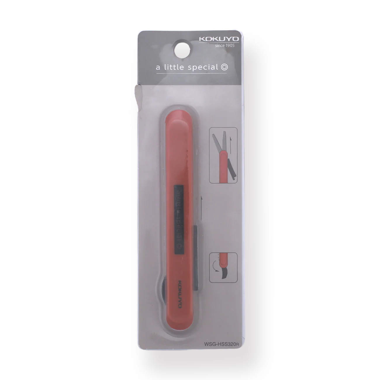 Kokuyo A Little Special Series 2 in 1 Compact Scissors with Portable Foldable Cutter - Image 5