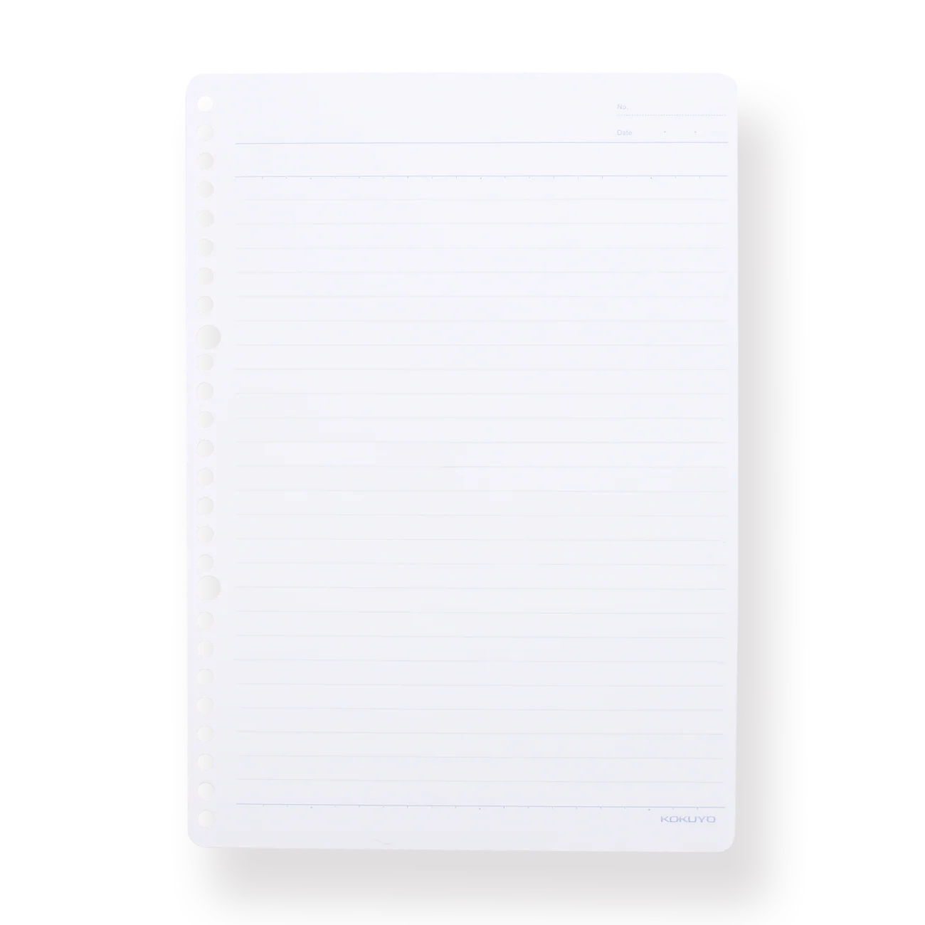 Kokuyo Campus Loose Leaf Paper - B5 - Ruled - Image 2