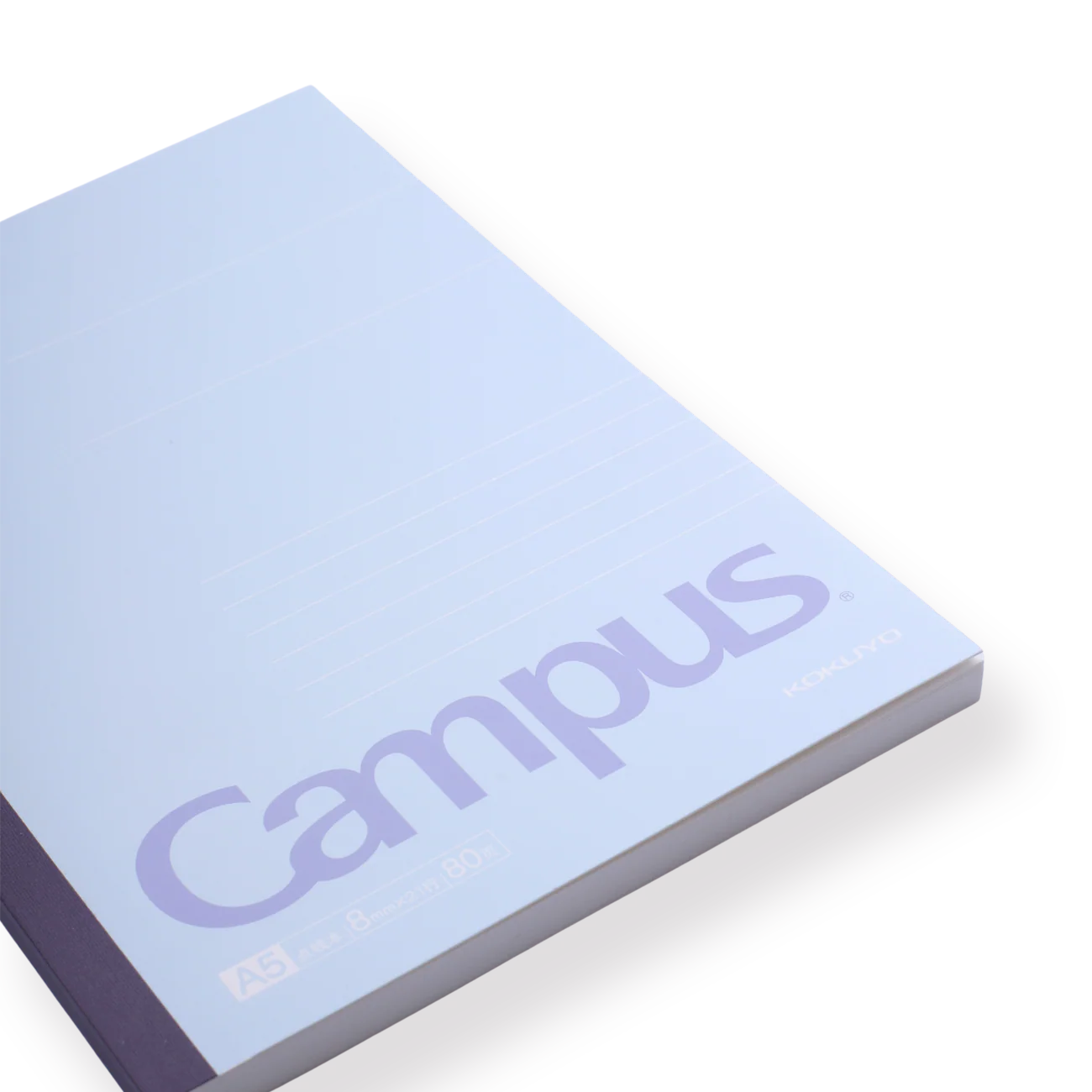Kokuyo Campus Notebook - A5 - 8 mm Ruled - Blue - Image 5