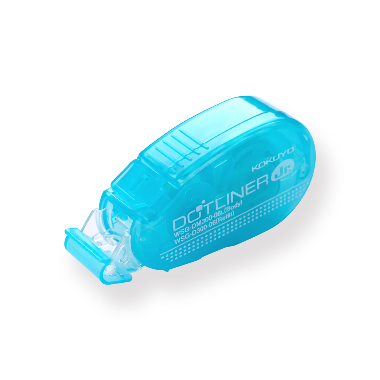 Kokuyo Dotliner Adhesive Glue Tape Roller - Sky Blue - Image 4