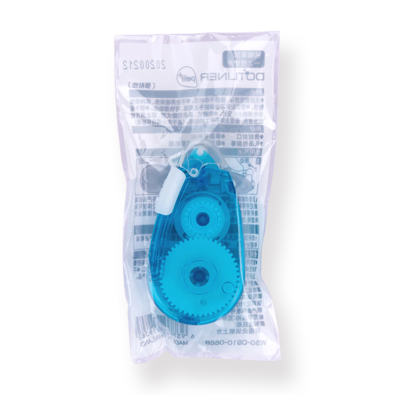 Kokuyo Dotliner Petit Dot Adhesive Glue Tape - Blue Body - Image 6