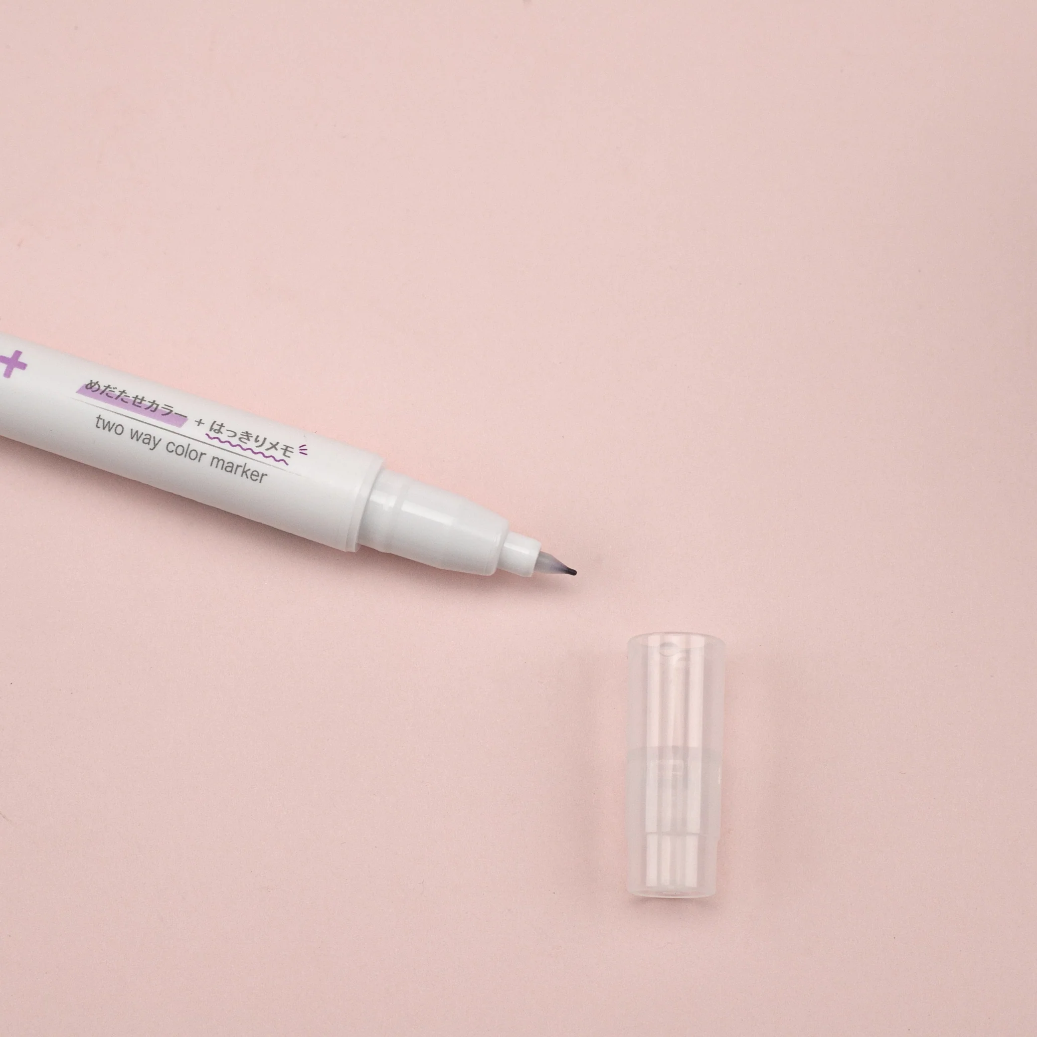 Kokuyo Mark+ 2 Way Marker Pen - Purple - Image 3