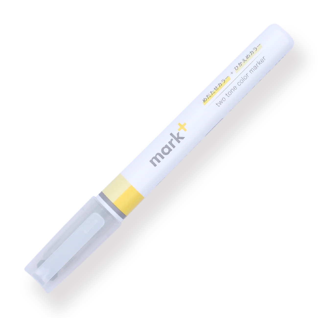 Kokuyo Mark+ Dual Tone Highlighter - Yellow