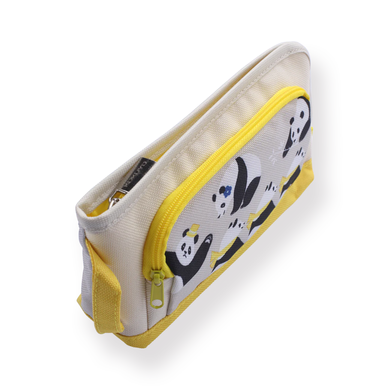 Kokuyo Pouch Type Panda Pencil Case - Yellow - Image 2