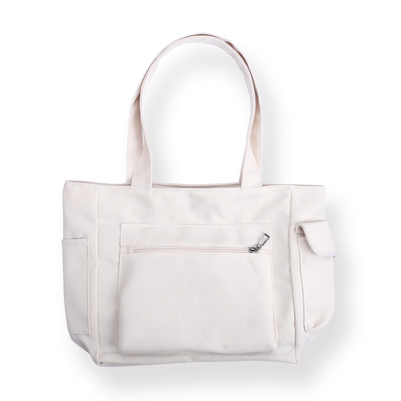 Korean Simple Tote Bag - Beige