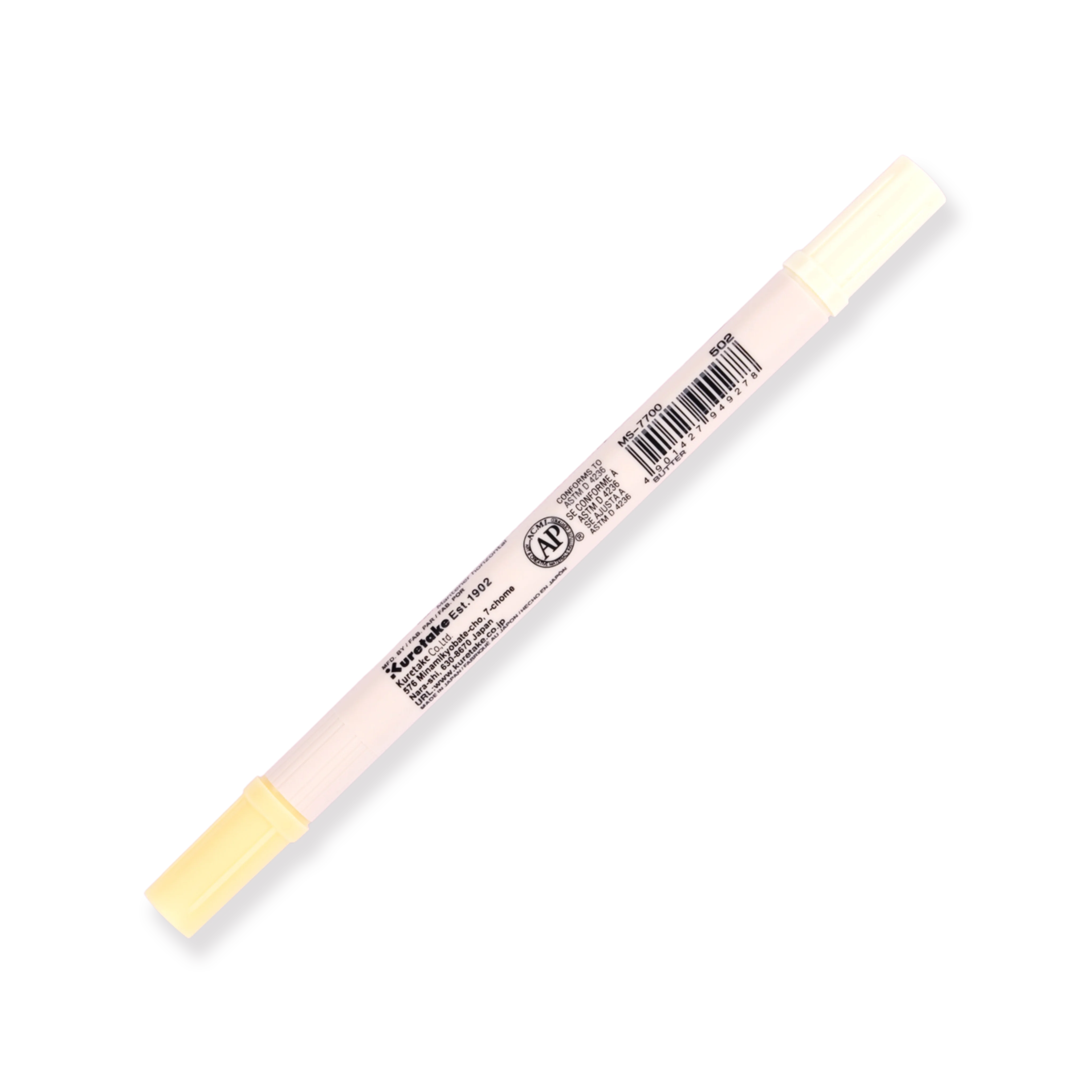Kuretake Zig Brushables Brush Pen - Butter 502 - Image 4