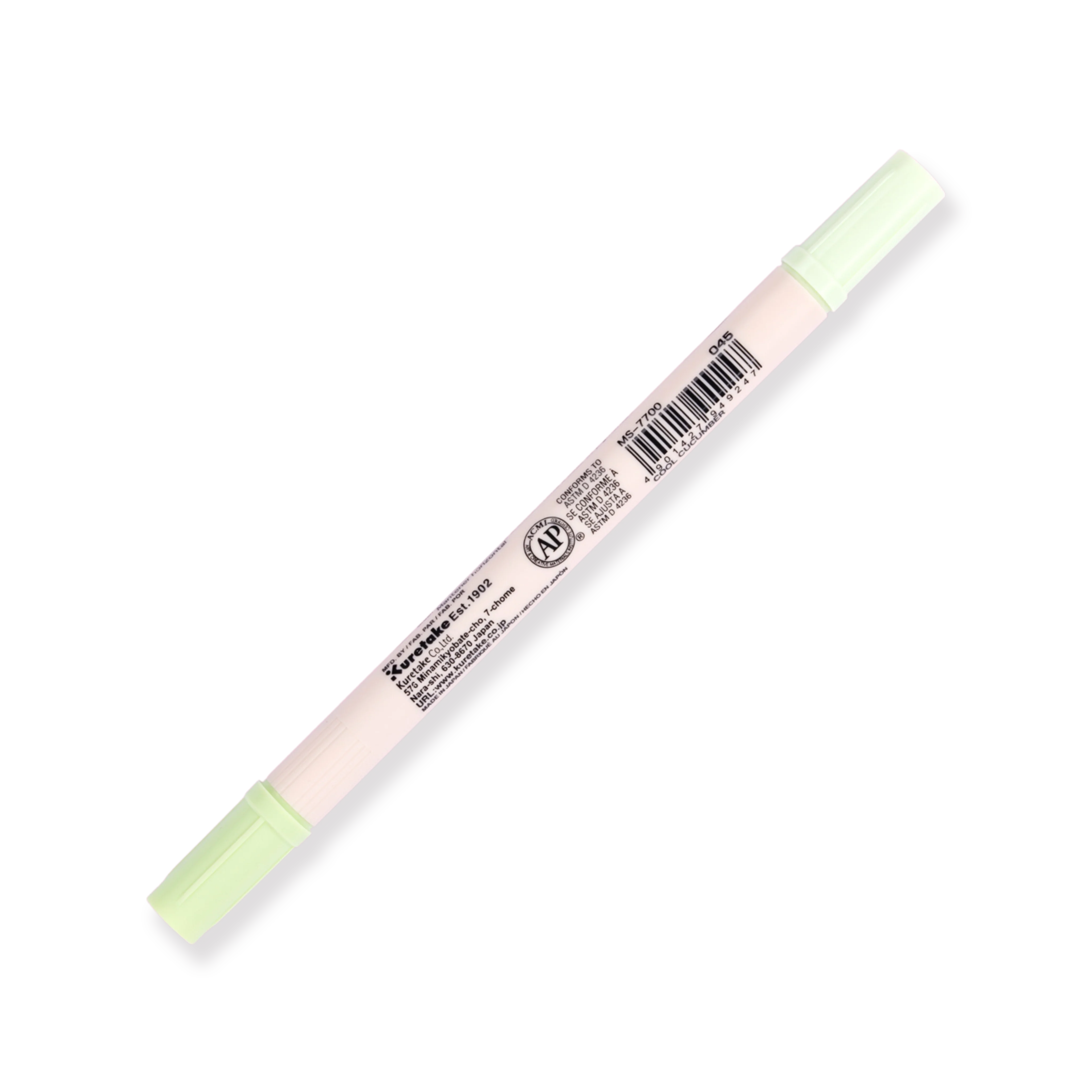 Kuretake Zig Brushables Brush Pen - Cool Cucumber 045 - Image 4