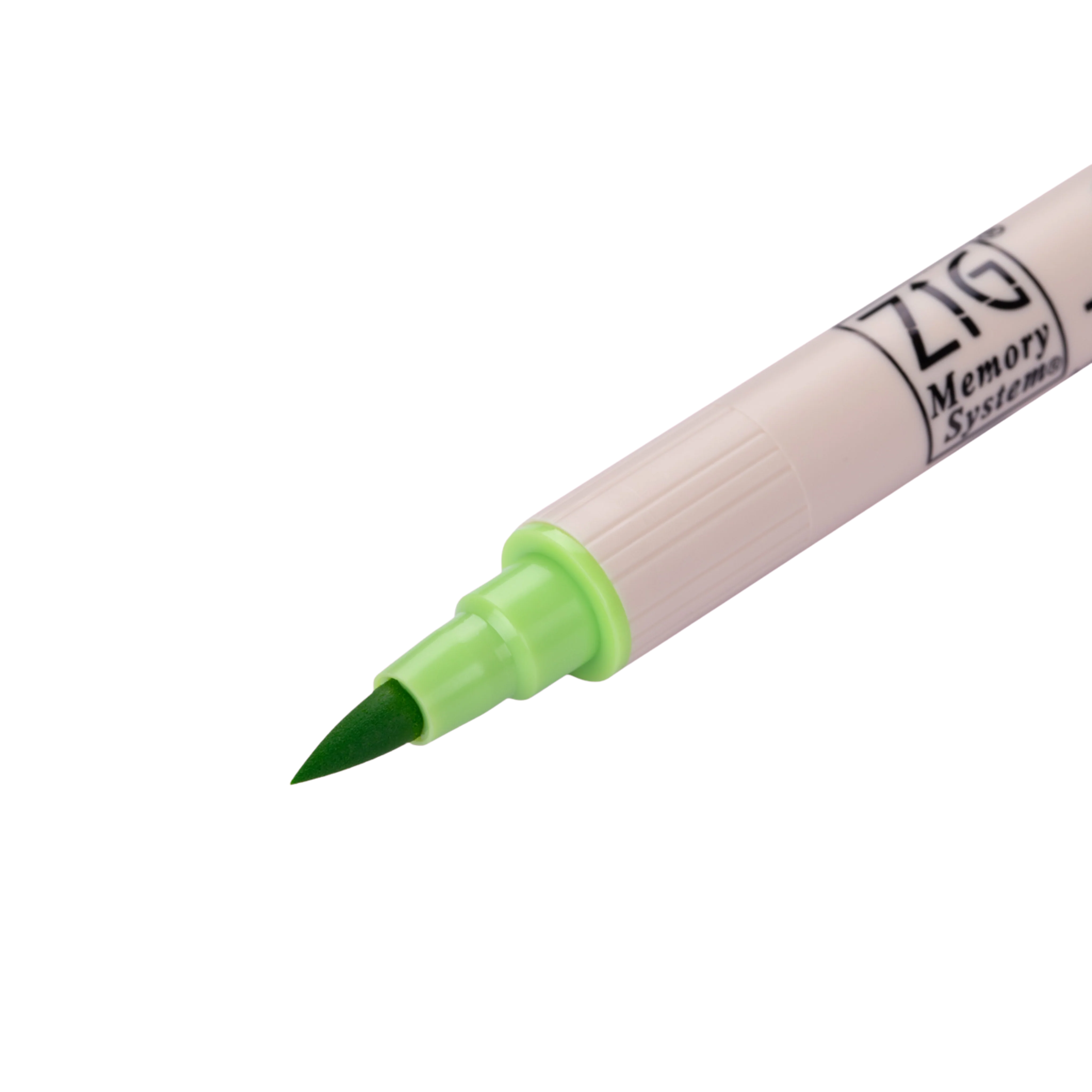 Kuretake Zig Brushables Brush Pen - Kiwi 402 - Image 2