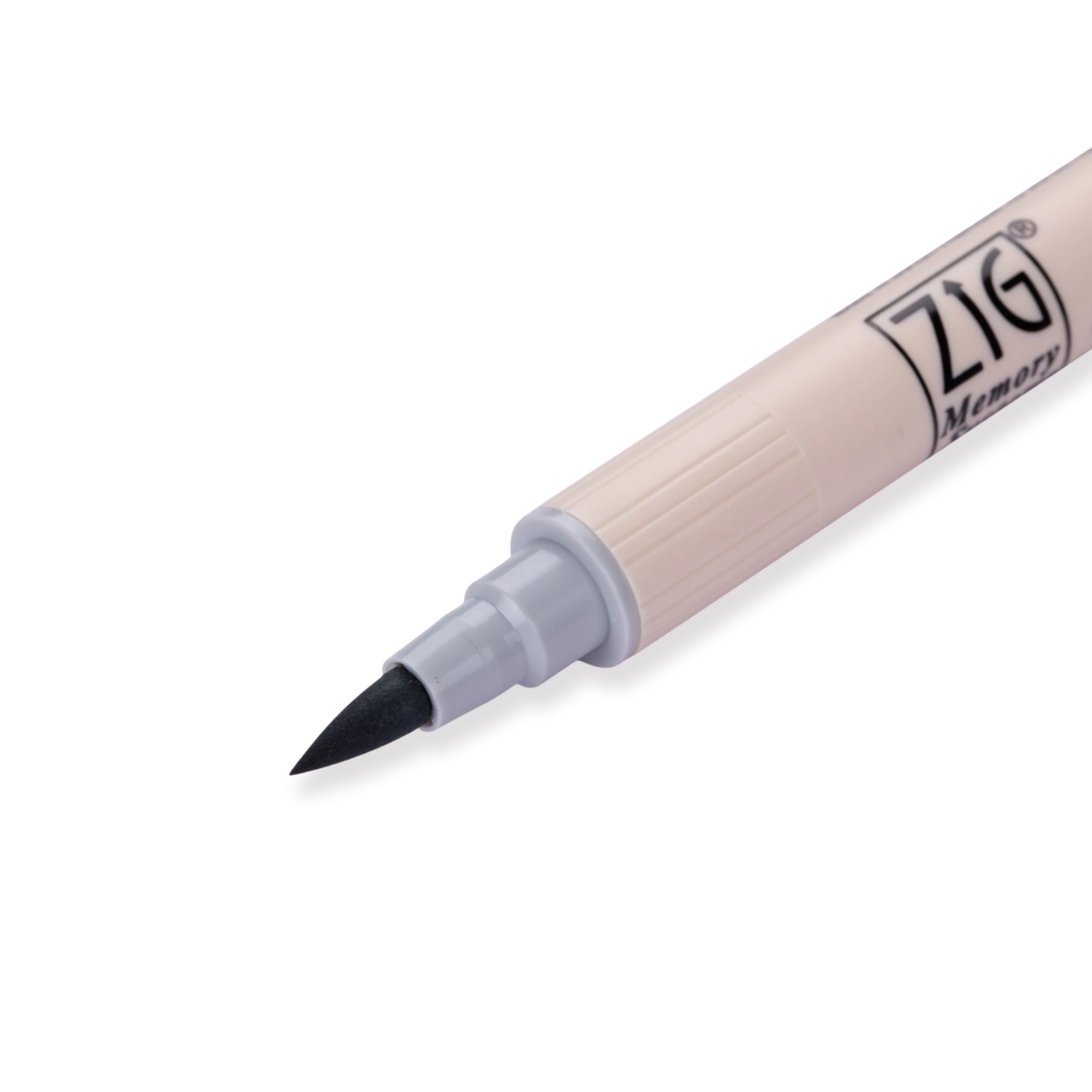 Kuretake Zig Brushables Brush Pen - Platinum 091 - Image 3