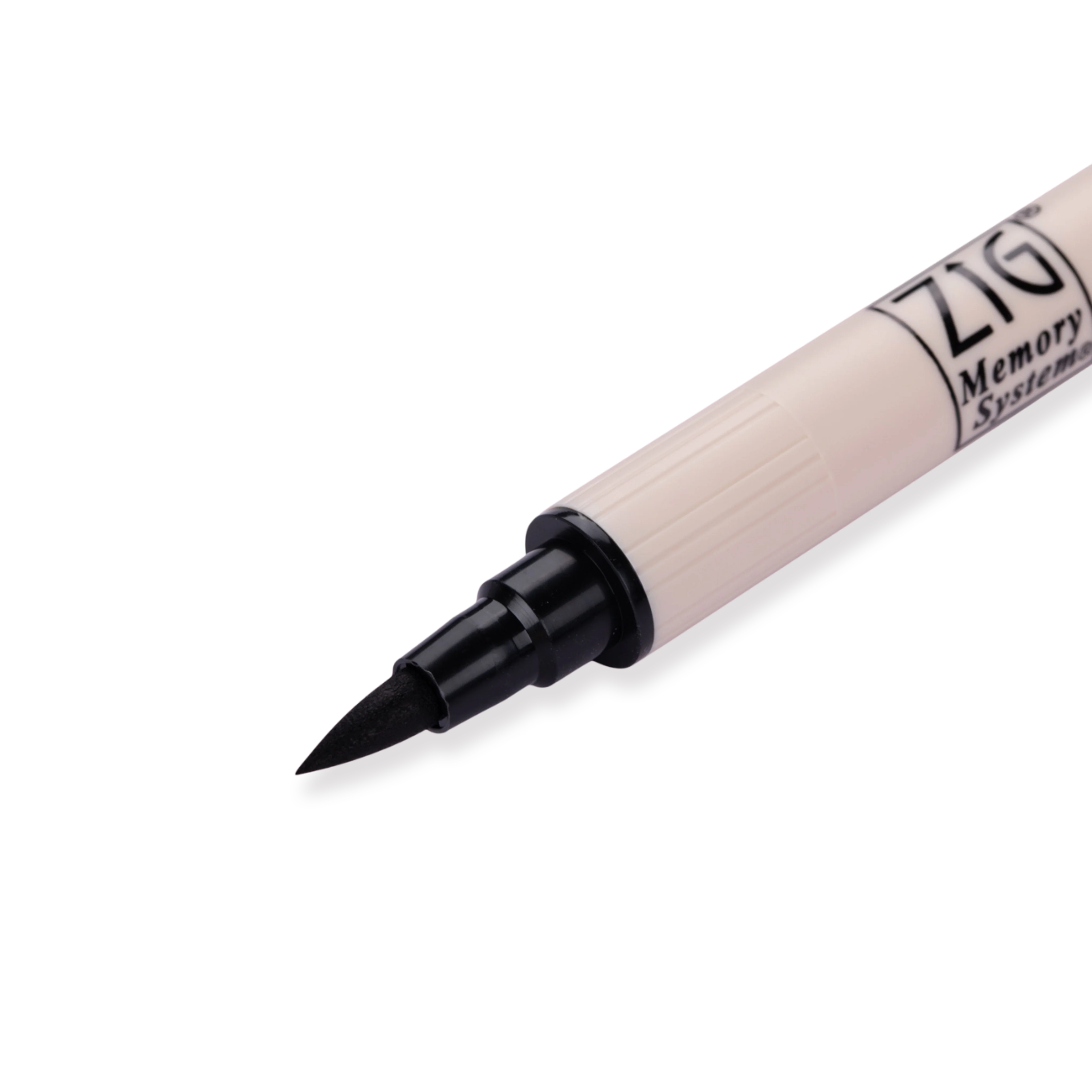 Kuretake Zig Brushables Brush Pen - Pure Black 010 - Image 2