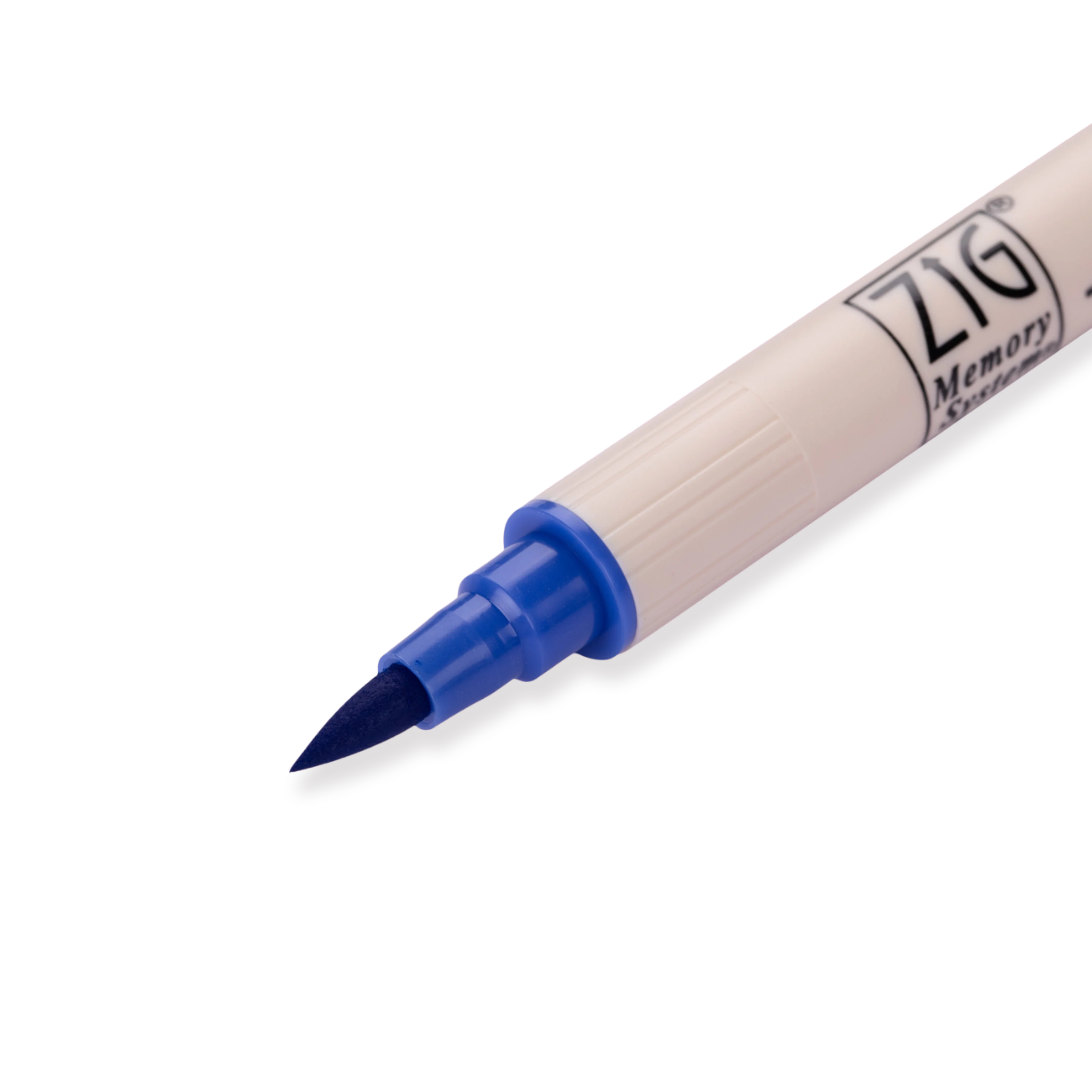Kuretake Zig Brushables Brush Pen - Pure Blue 030 - Image 2