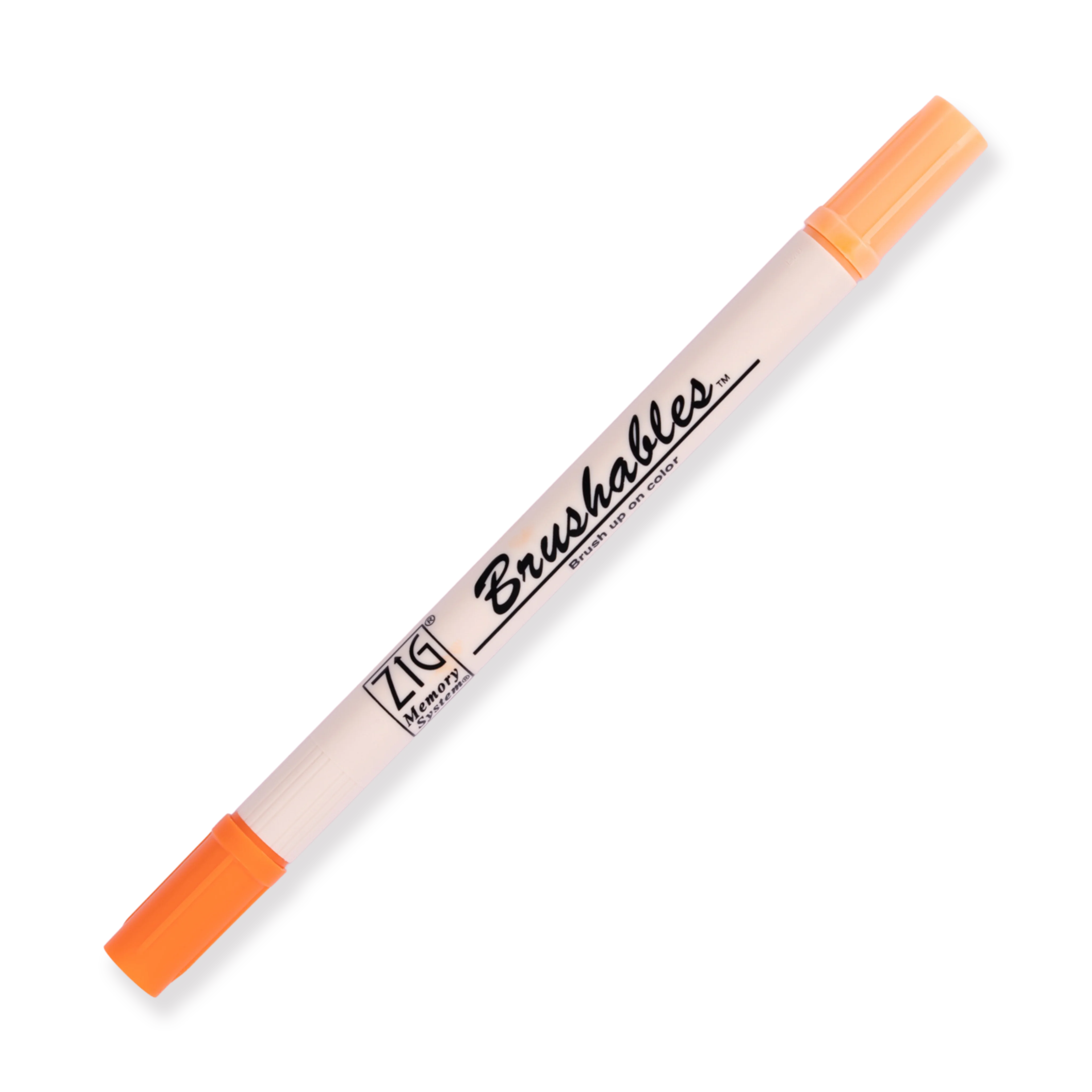 Kuretake Zig Brushables Brush Pen - Pure Orange 070