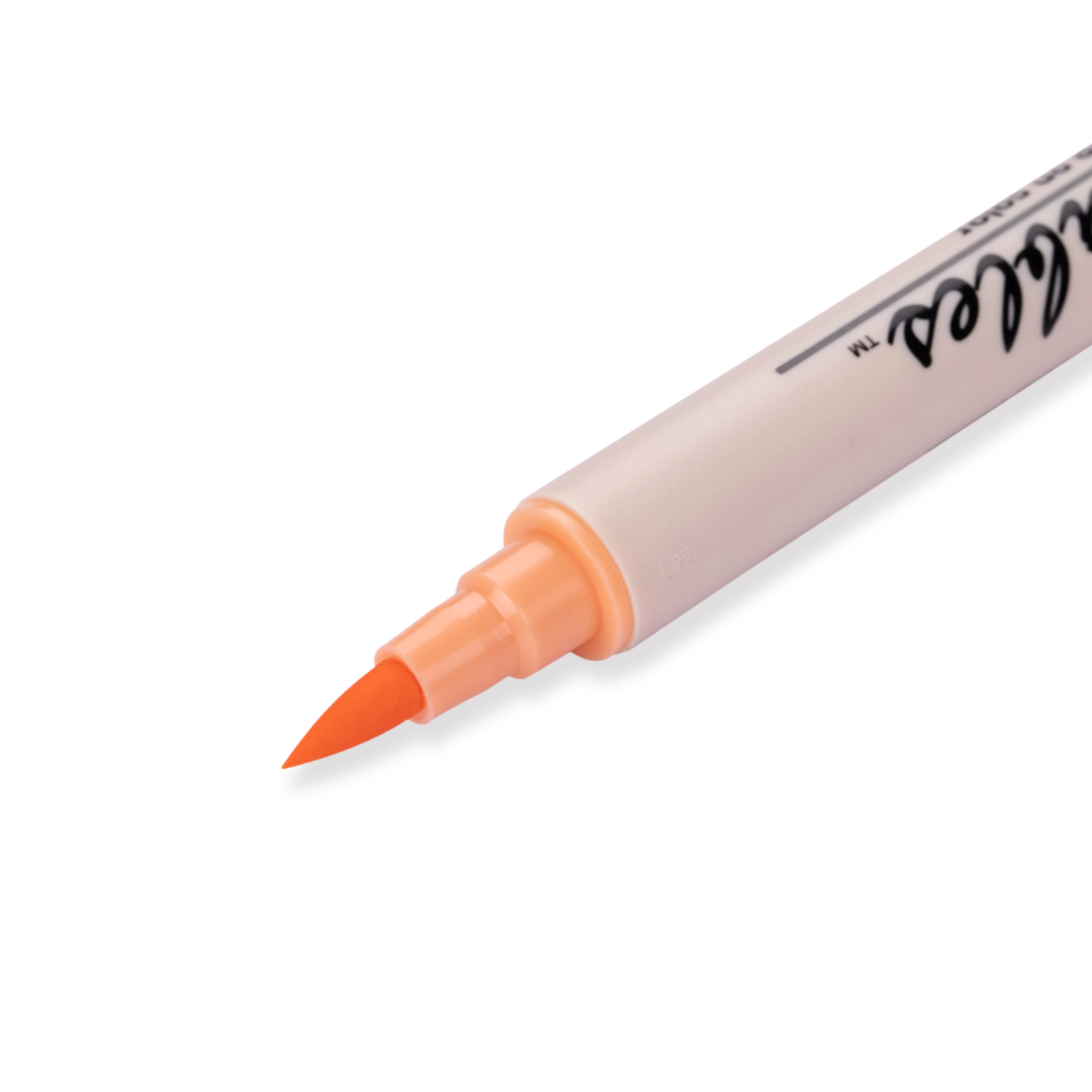 Kuretake Zig Brushables Brush Pen - Pure Orange 070 - Image 3