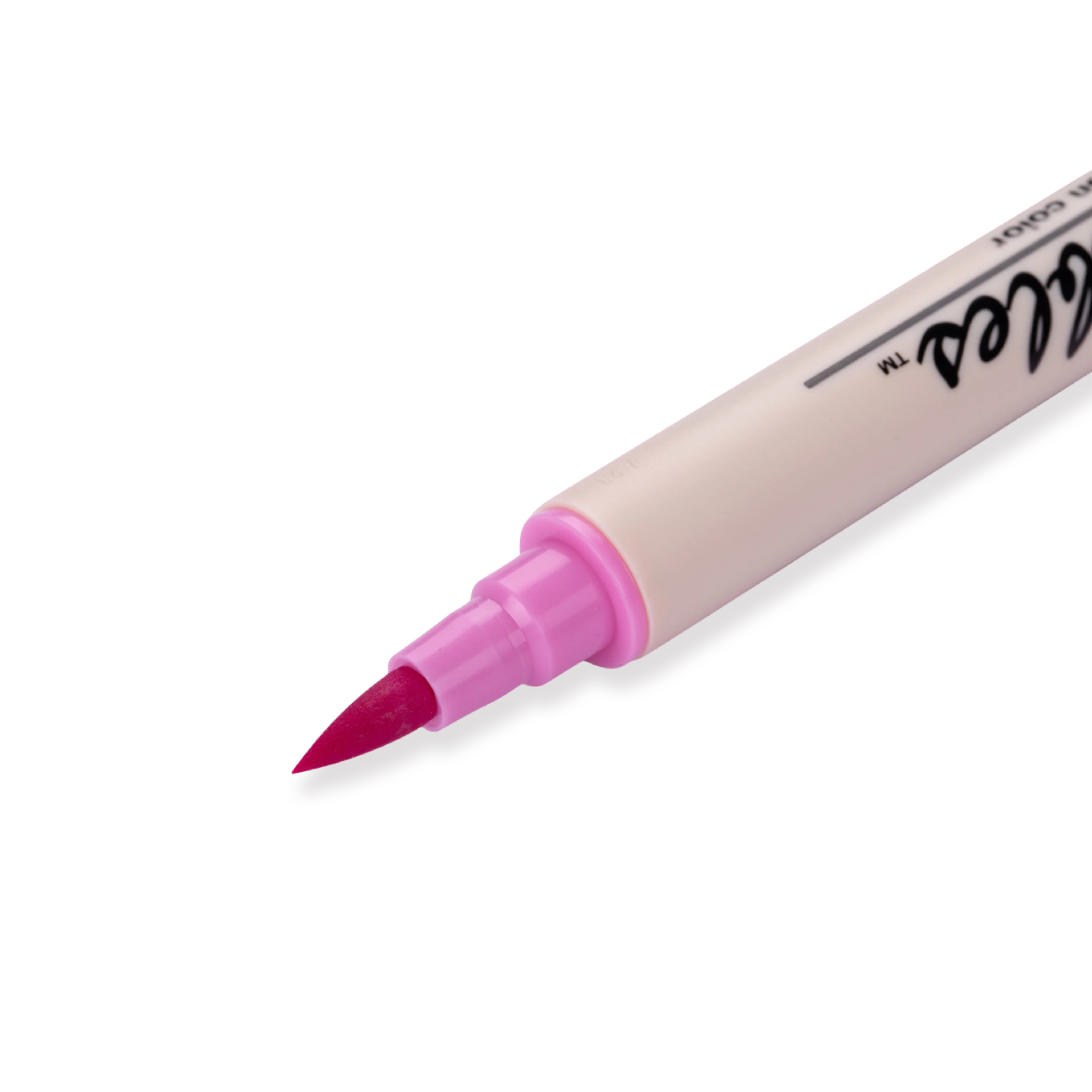 Kuretake Zig Brushables Brush Pen - Pure Pink 025 - Image 3